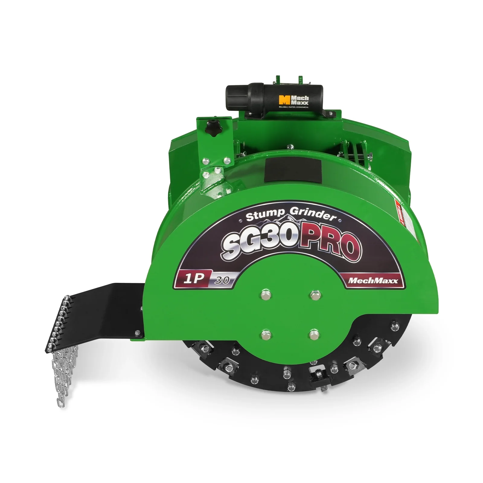 3-Point PTO Stump Grinder, 30 in Flywheel, 40-100HP, with 44 Carbide Teeth (PTO Shaft Included with Slip Clutch), SG30PRO - Image 2