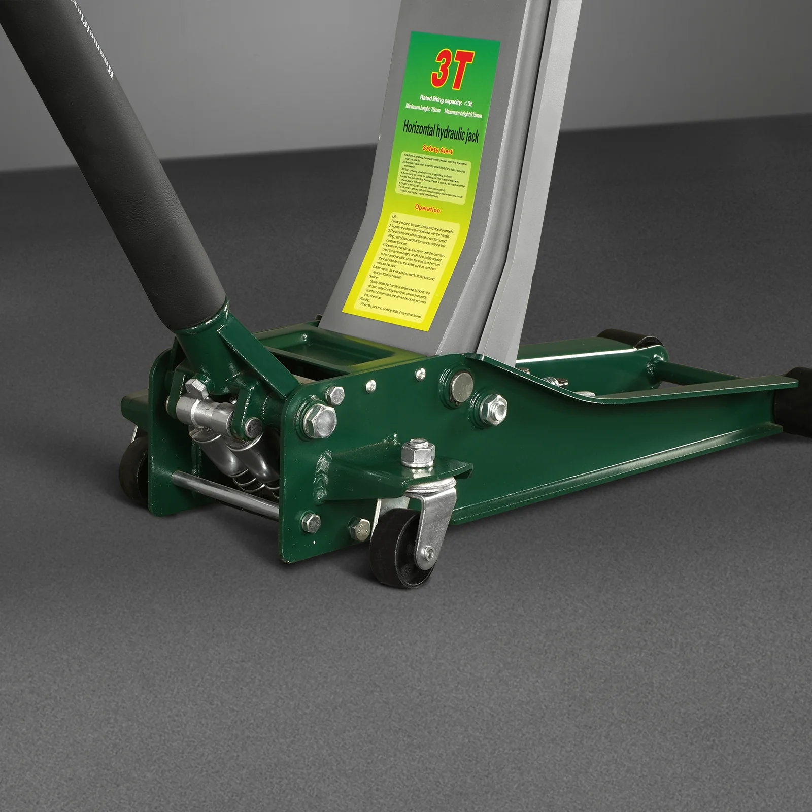 3 Ton Low-Profile Hydraulic Floor Jack with 2 Pistons - Image 5