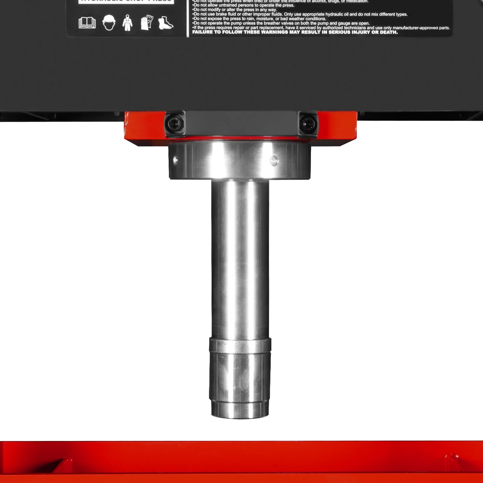 30 Ton H-Frame Air/Hydraulic Shop Press with Hand Winch & Press Pin Kit, Fully Welded Steel Frame, Safety Guard, Foot Pedal Control, HSP30 - Image 12