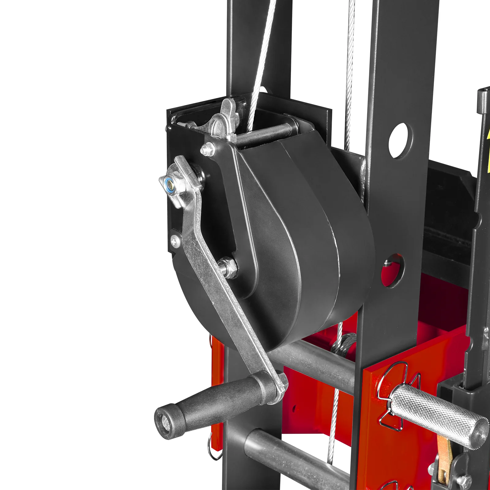 30 Ton H-Frame Air/Hydraulic Shop Press with Hand Winch & Press Pin Kit, Fully Welded Steel Frame, Safety Guard, Foot Pedal Control, HSP30 - Image 16