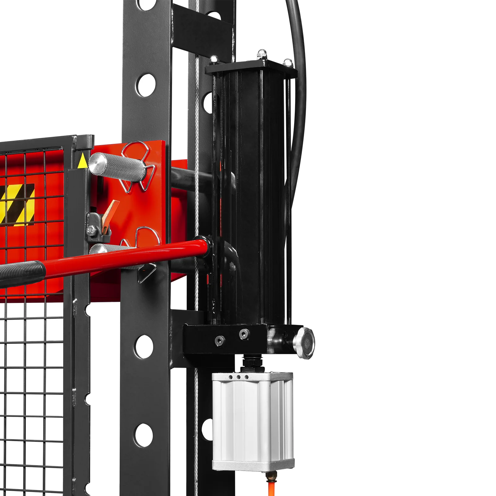 30 Ton H-Frame Air/Hydraulic Shop Press with Hand Winch & Press Pin Kit, Fully Welded Steel Frame, Safety Guard, Foot Pedal Control, HSP30 - Image 19
