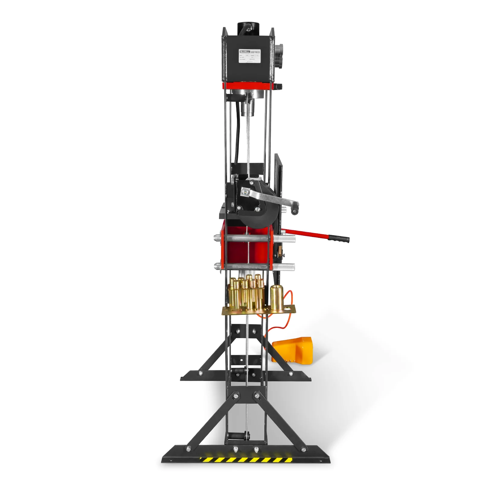 30 Ton H-Frame Air/Hydraulic Shop Press with Hand Winch & Press Pin Kit, Fully Welded Steel Frame, Safety Guard, Foot Pedal Control, HSP30 - Image 26