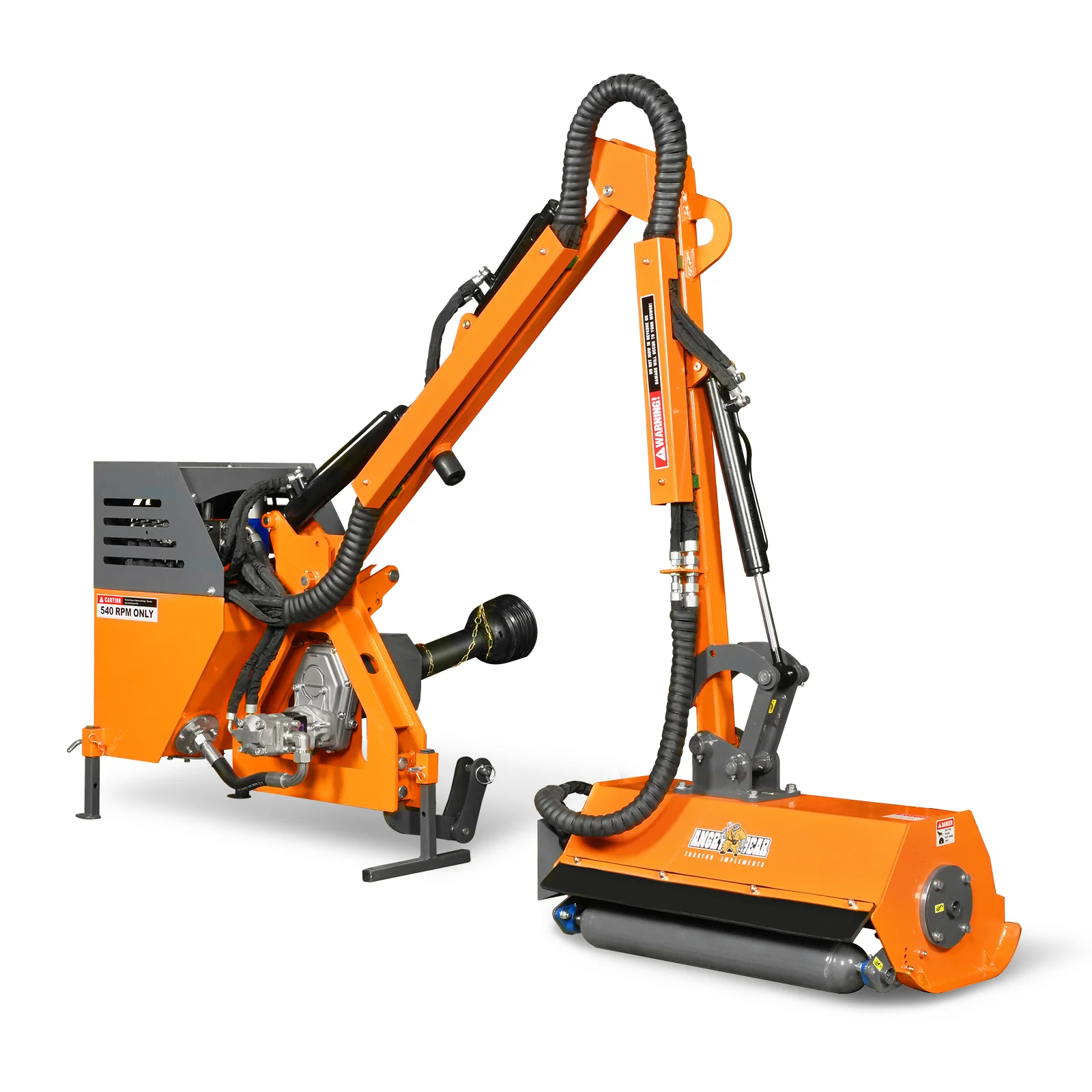 31.5" Remote Control Operation, Maximum Reach 11'2", 3-Point Boom Mower, Minimum 20hp, ERM80 - Image 2