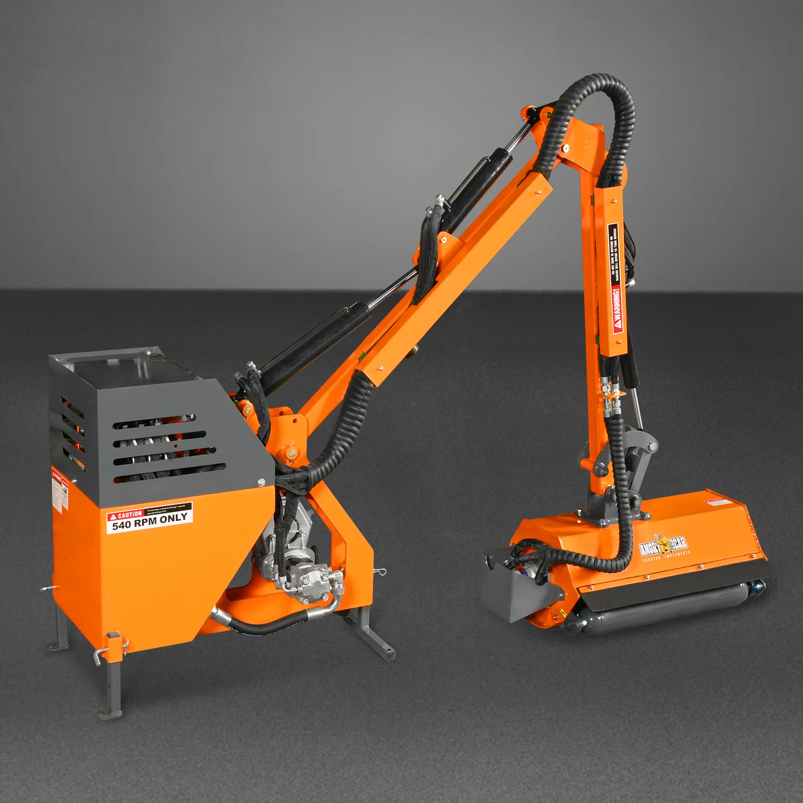 31.5" Remote Control Operation, Maximum Reach 11'2", 3-Point Boom Mower, Minimum 20hp, ERM80 - Image 28