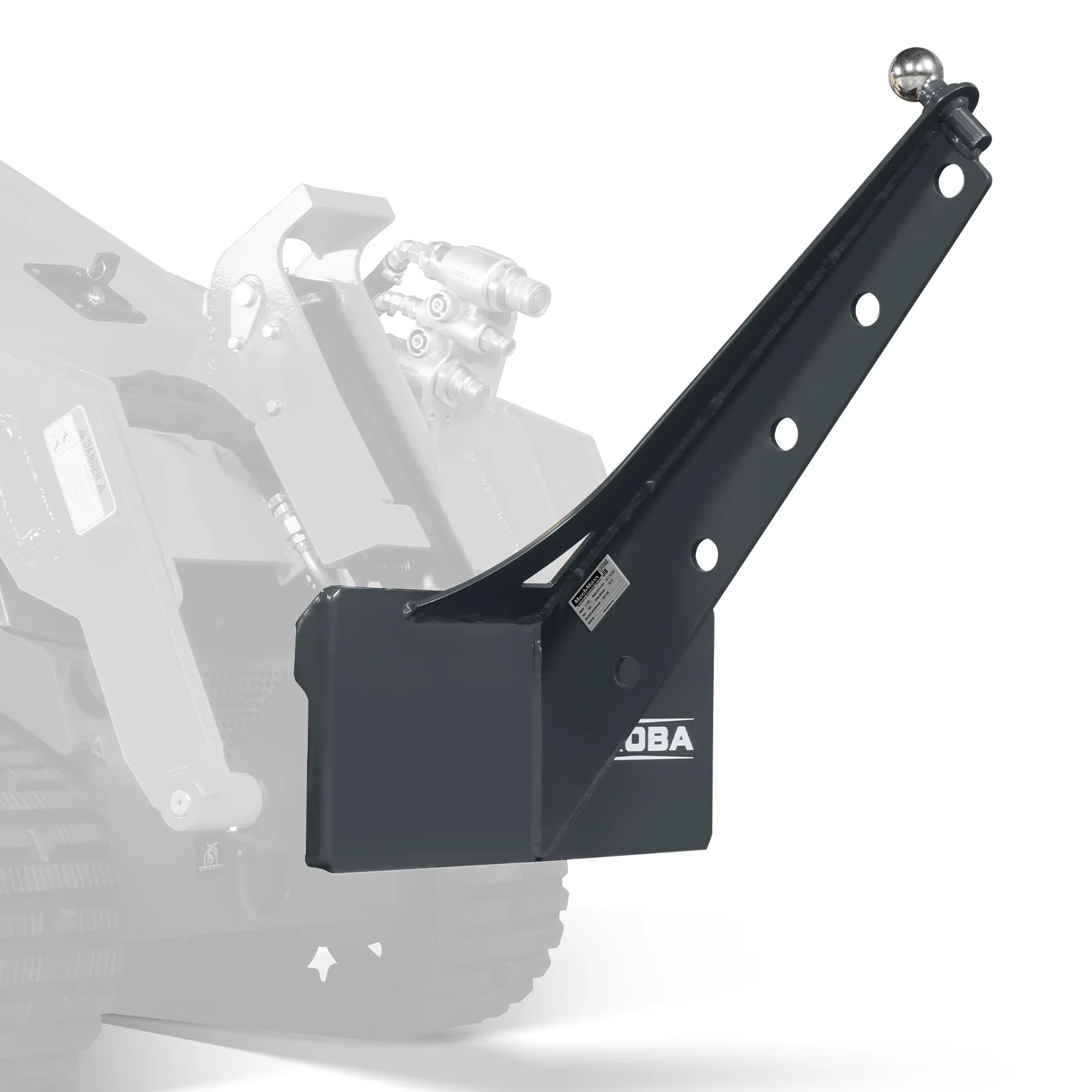 36'' Boom Length Mini Skid Steer Lifting Jib - Image 8