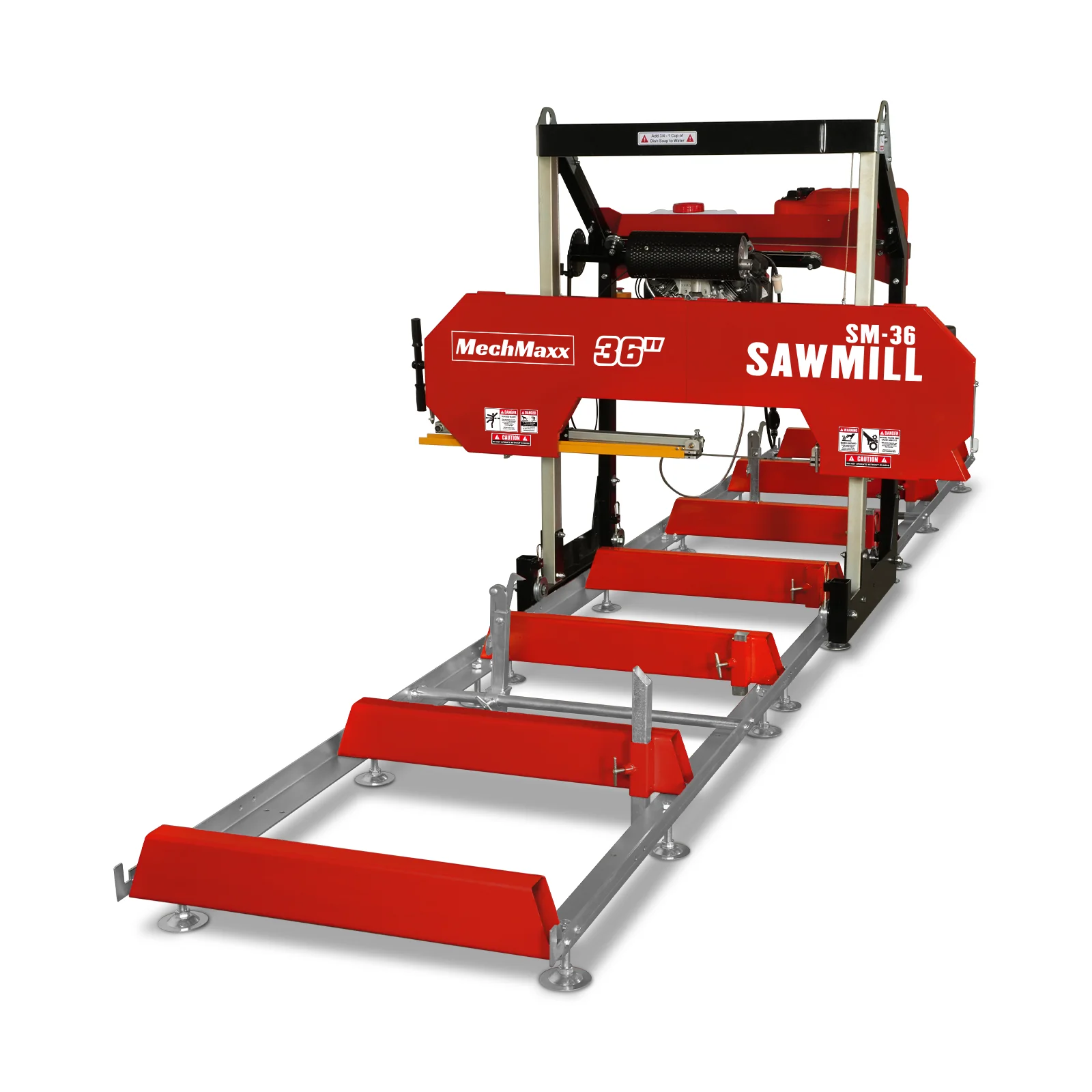 MechMaxx 36" MAX Portable Sawmill, 25HP 688cc HONDA GX690 V-Twin Engine, 35" Board Width, 20' Track Length ( 10 x Blades Included ) SM36HMAX - Image 20