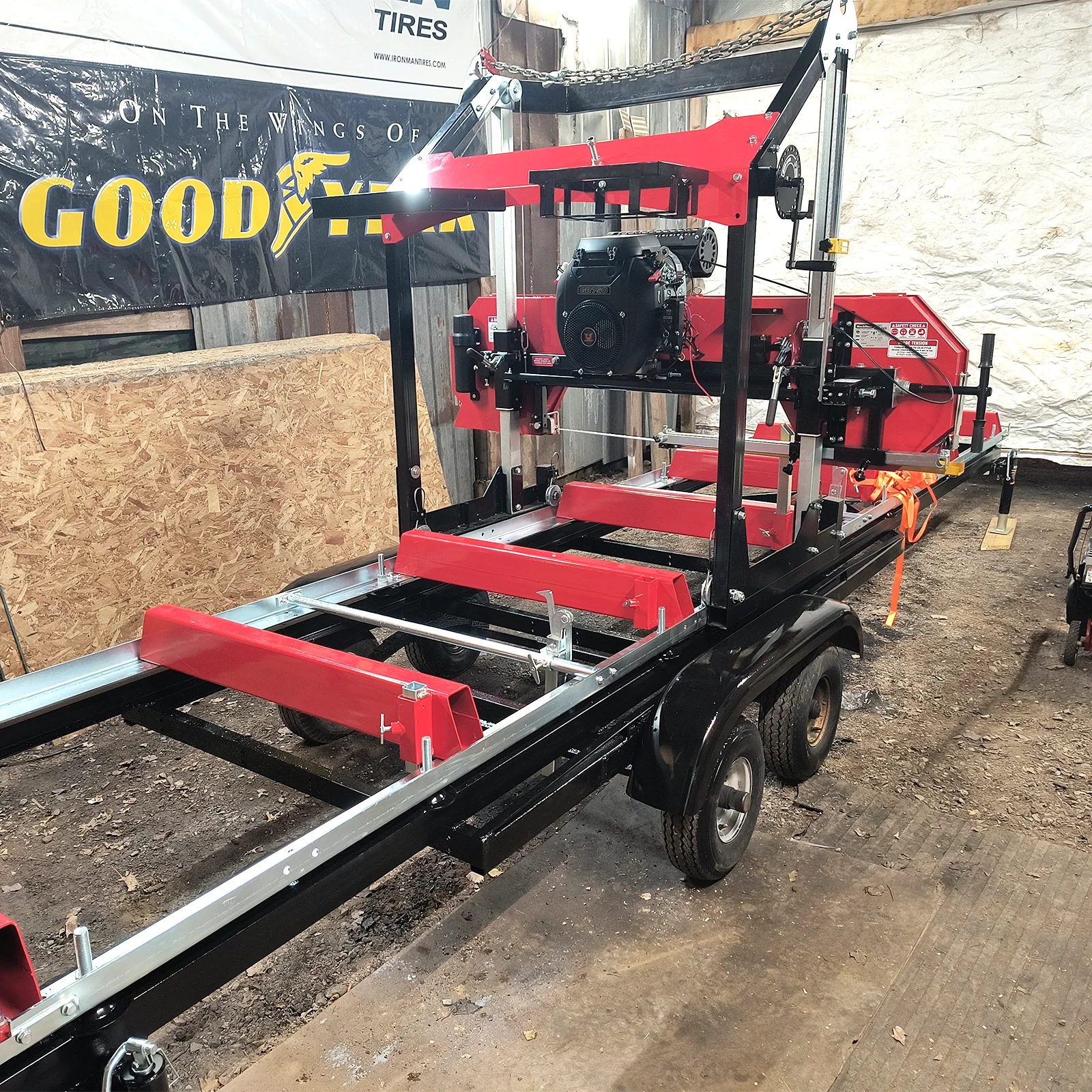 36" MAX Portable Sawmill & 8" Wood Chipper Combo - Image 4