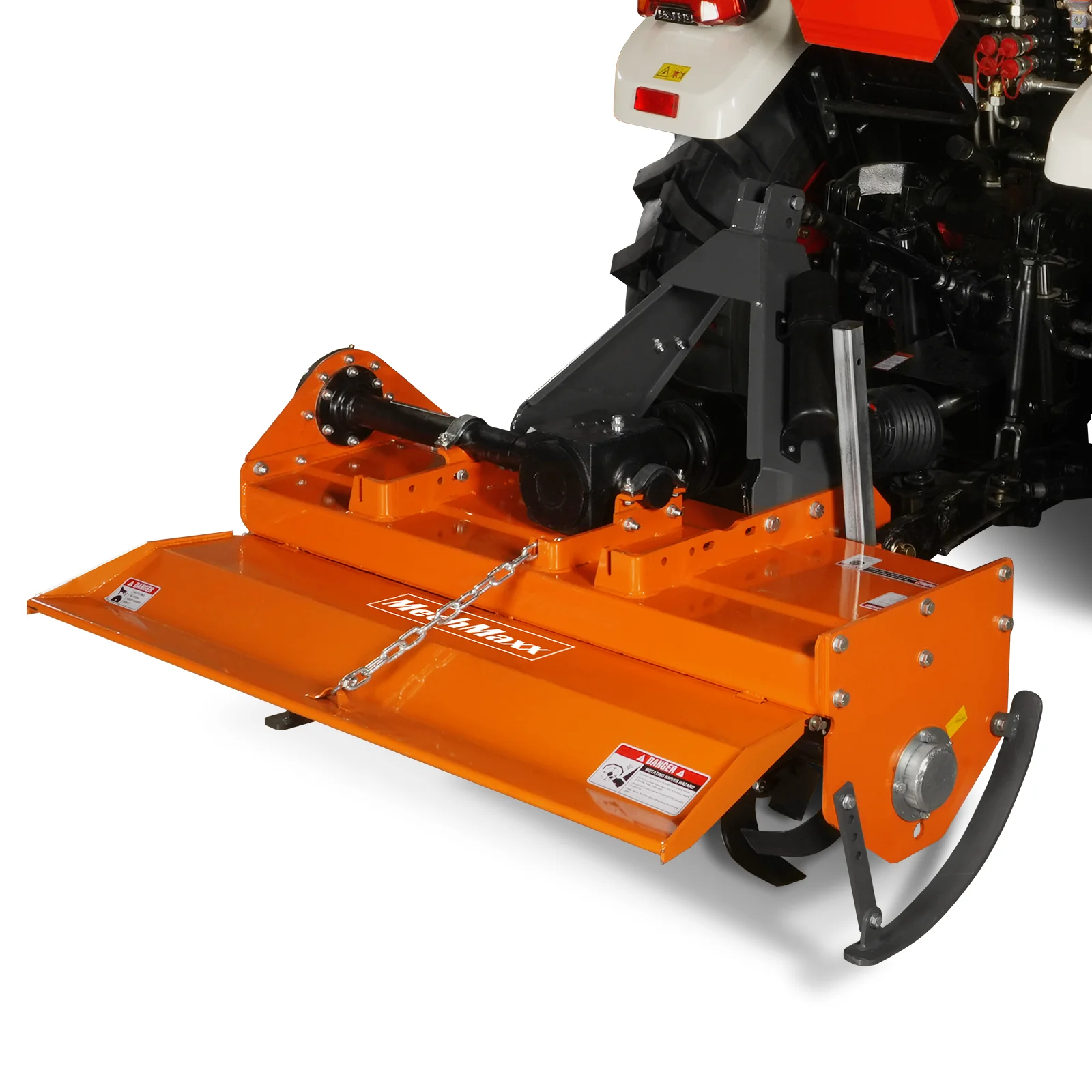 4.5FT 3-Point Gear Drive Rotary Tiller, 25-45HP Tractor, PTO Shaft Included (With Slip Clutch), Cat. 1 Hookup , RT450 - Image 7