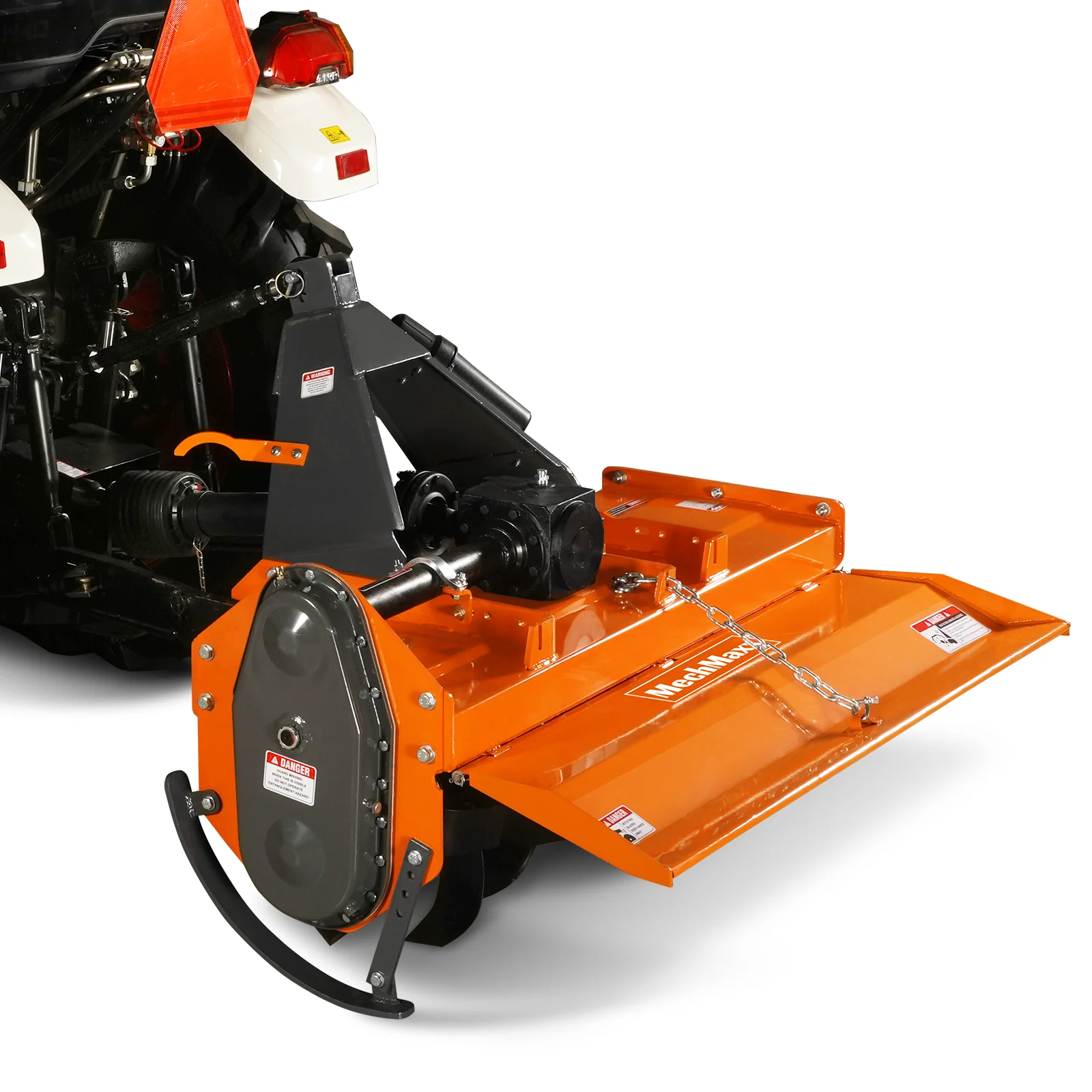 4.5FT 3-Point Gear Drive Rotary Tiller, 25-45HP Tractor, PTO Shaft Included (With Slip Clutch), Cat. 1 Hookup , RT450 - Image 8