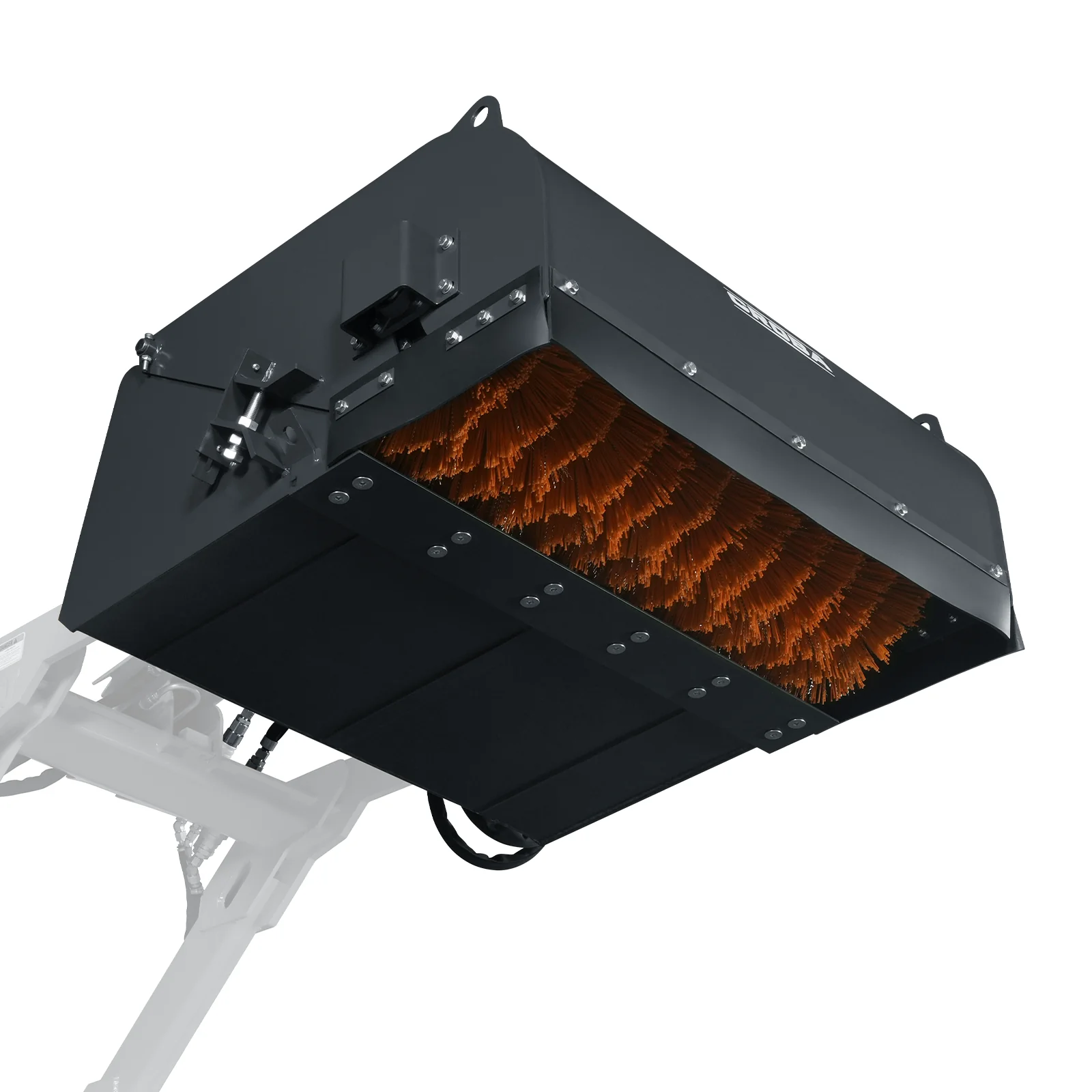 40'' Working Width Mini Skid Steer Box Broom Sweeper - Image 2