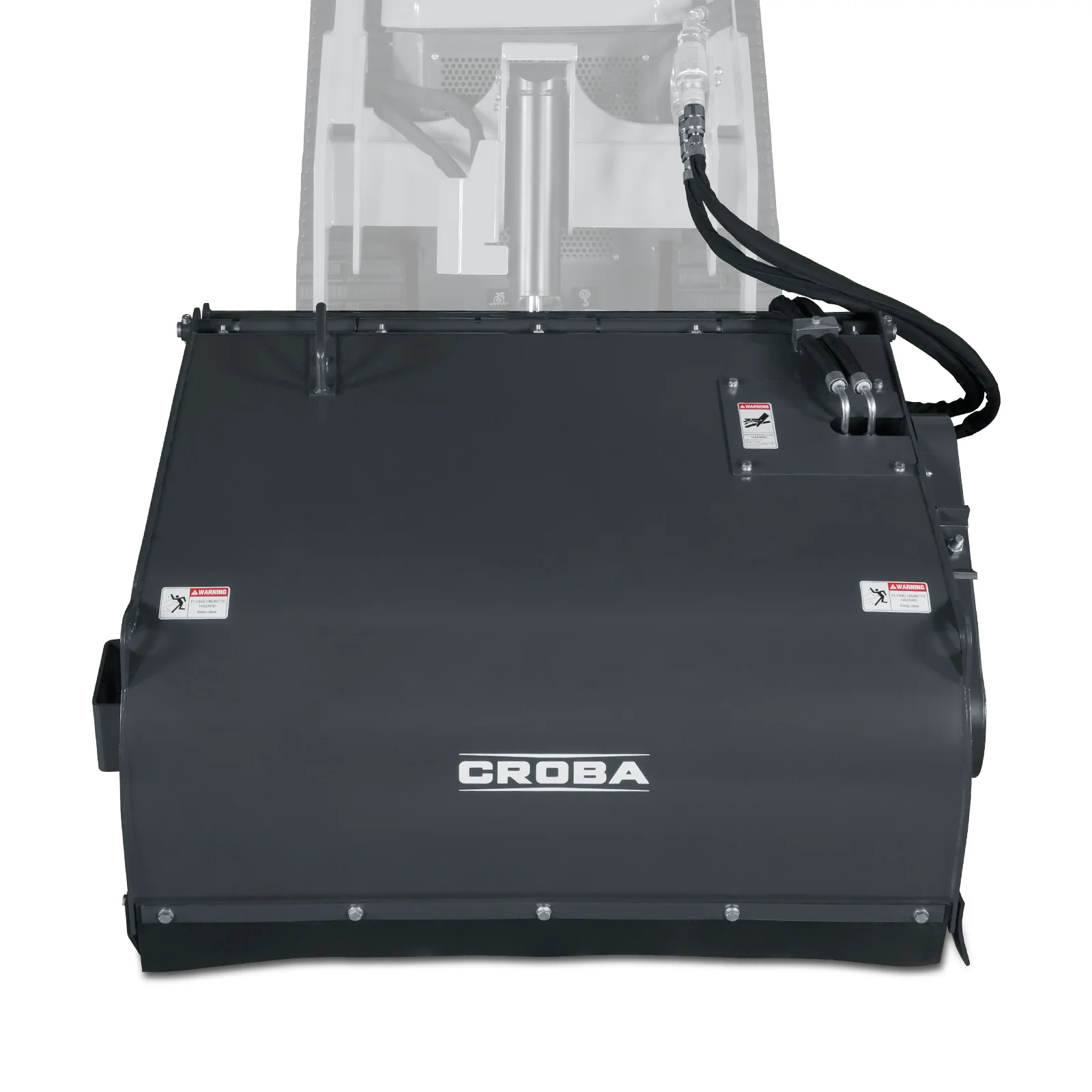 40'' Working Width Mini Skid Steer Box Broom Sweeper - Image 7