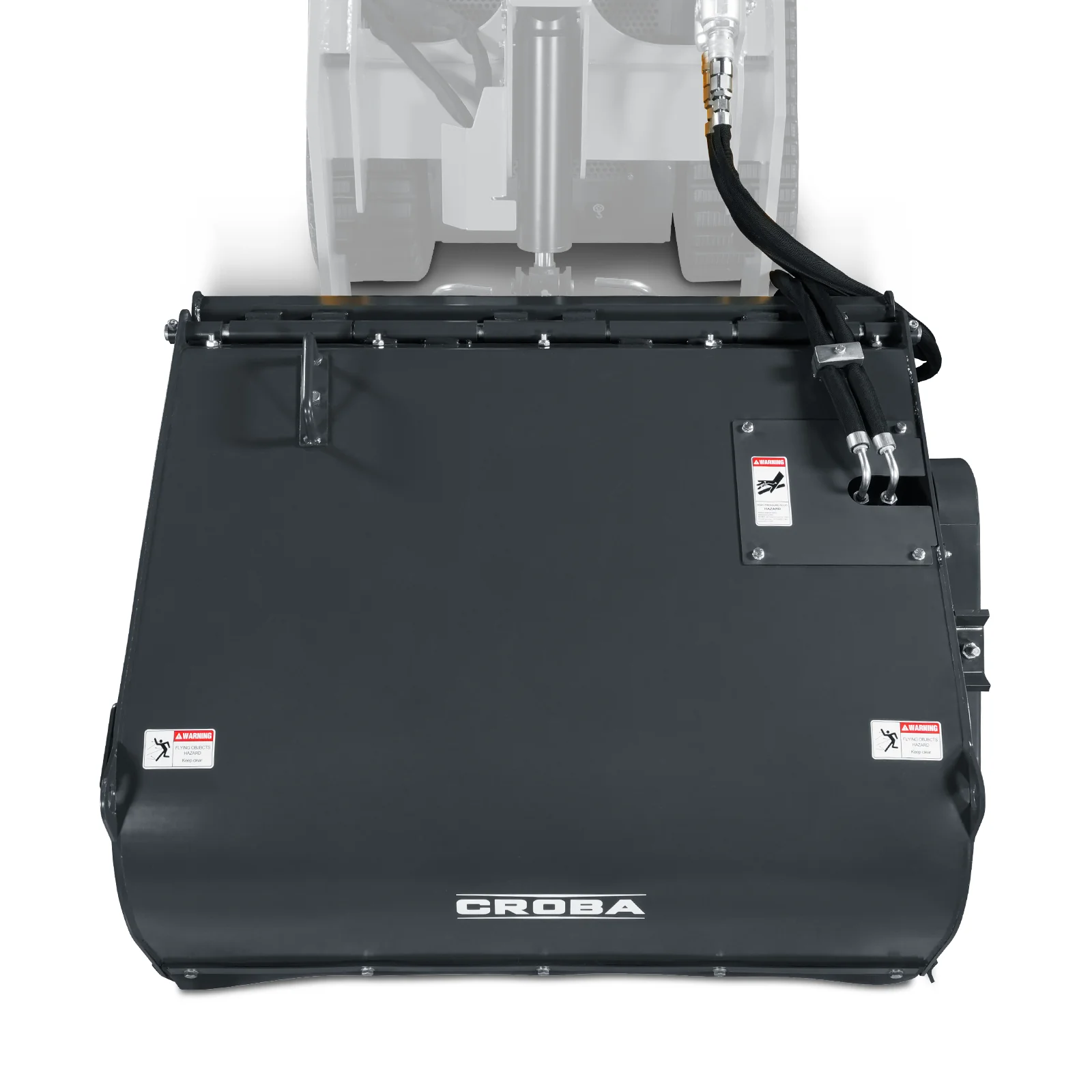 40'' Working Width Mini Skid Steer Box Broom Sweeper - Image 9