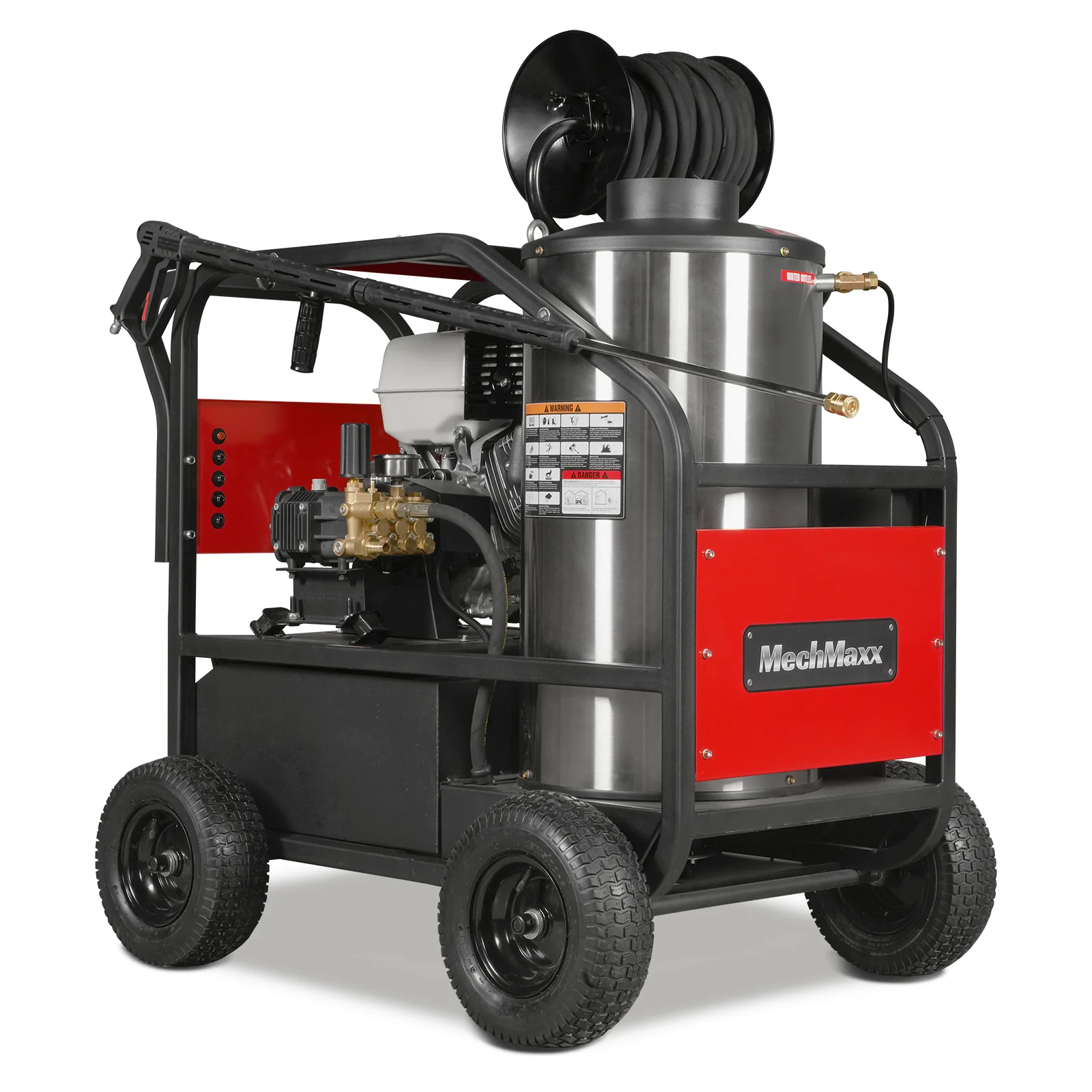 4000 PSI 4 GPM HONDA E-Start Engine Hot Water Pressure Washer with Hose Reel,  HPW40H - Image 20