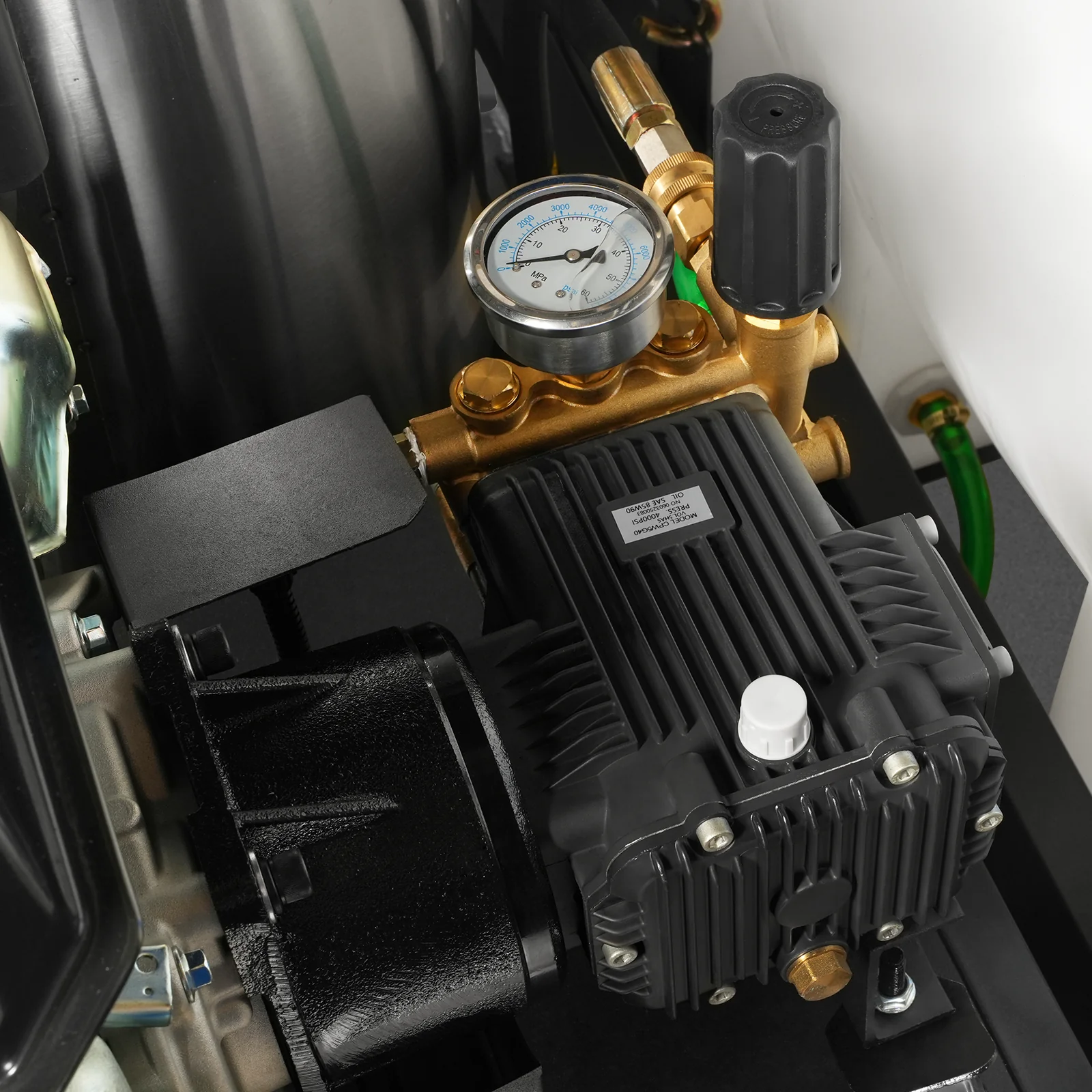 4000 PSI 4 GPM KOHLER E-Start Engine Hot Water Pressure Washer Skid Mounted with 175 Gal Tank, HPW40KT - Image 5