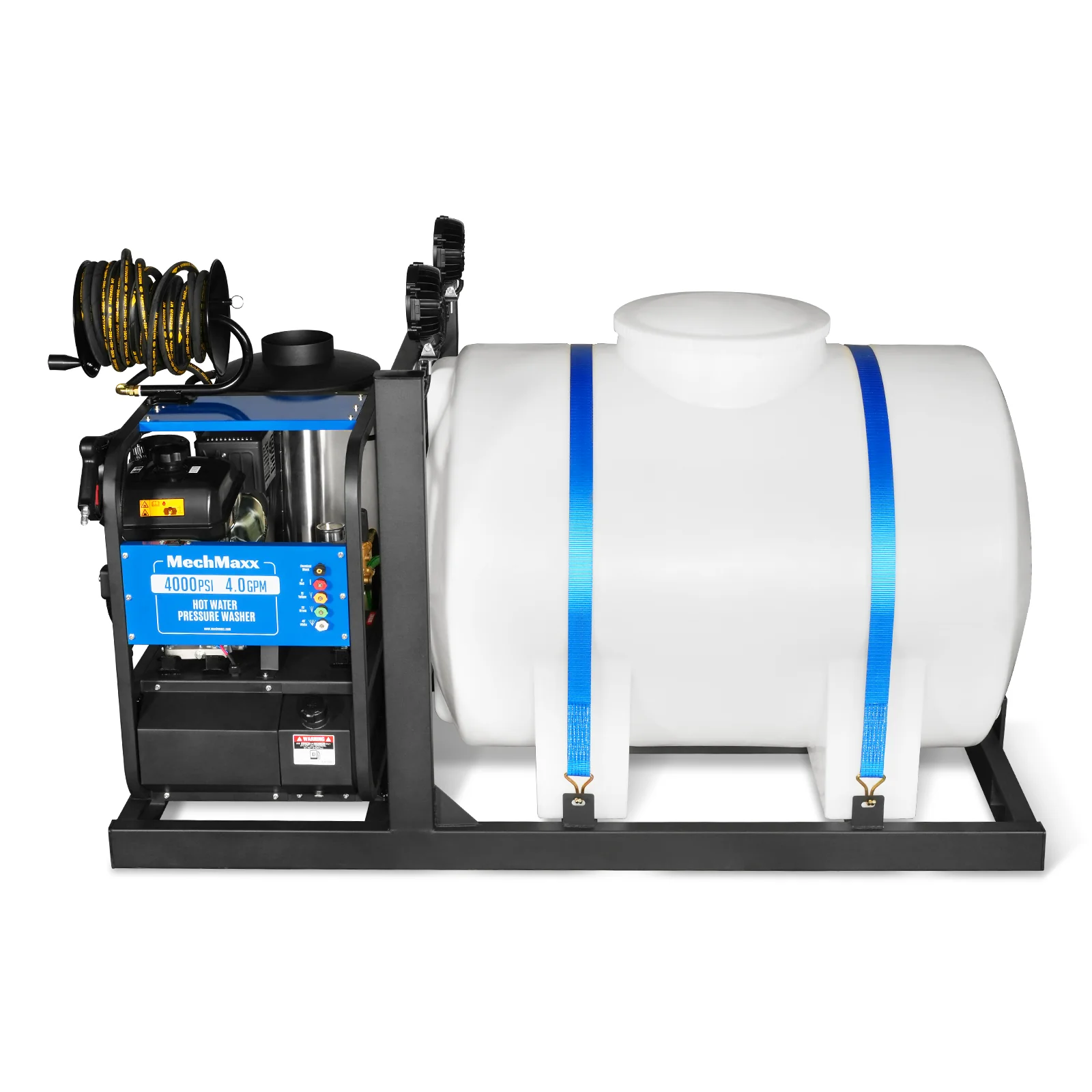 4000 PSI 4 GPM KOHLER E-Start Engine Hot Water Pressure Washer Skid Mounted with 245 Gal Tank, HPW40KBT - Image 18