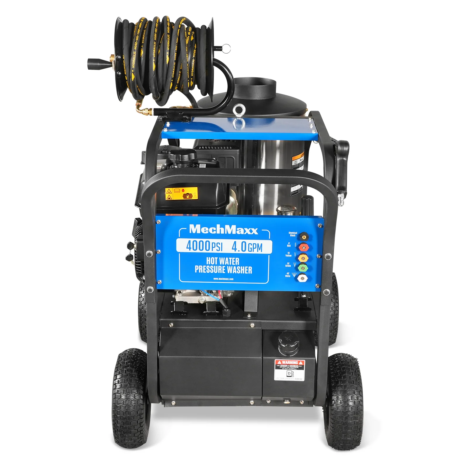 4000 PSI 4 GPM KOHLER E-Start Engine Hot Water Pressure Washer with Hose Reel,  HPW40K - Image 17