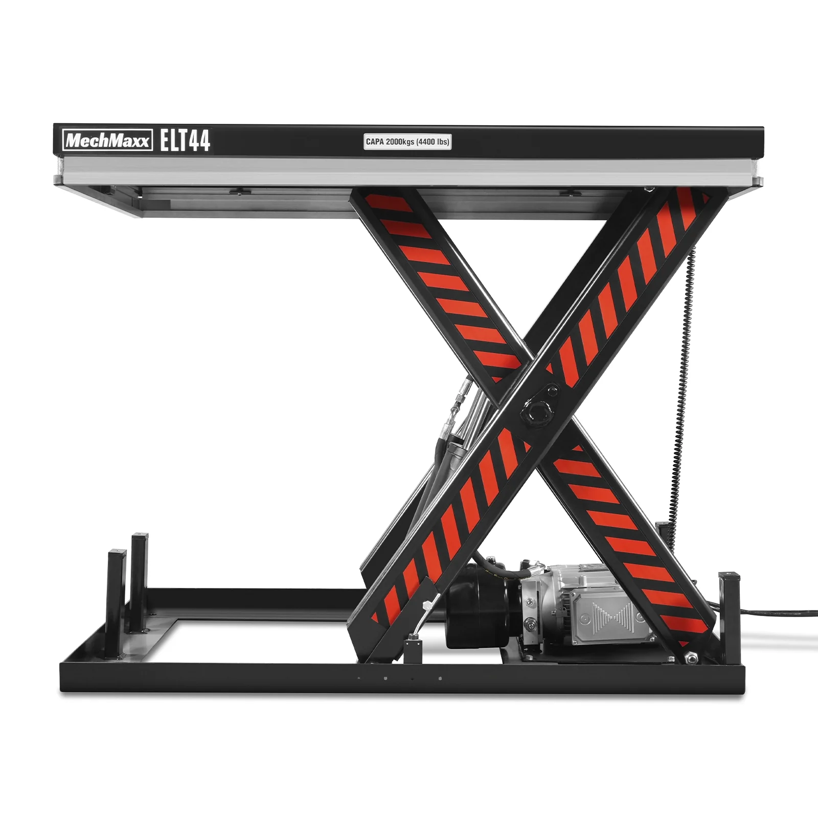 4400lbs Capacity Stationary Powered Hydraulic Lift Table, 51.2" x 33.5" Platform, 41.3" Lift Height, UL Certified Motor, ELT44 - Image 6