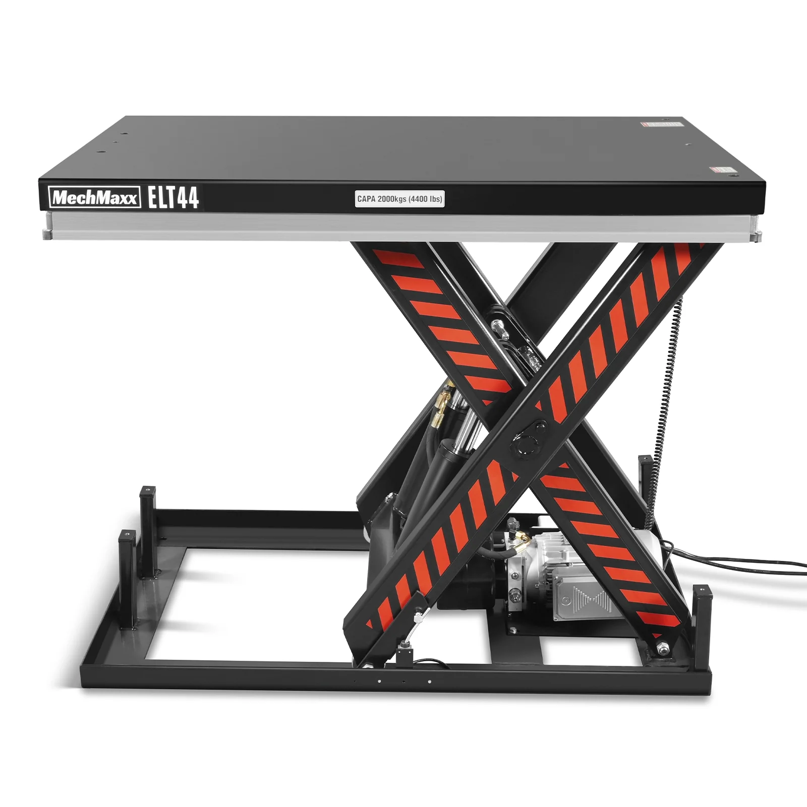 4400lbs Capacity Stationary Powered Hydraulic Lift Table, 51.2" x 33.5" Platform, 41.3" Lift Height, UL Certified Motor, ELT44 - Image 8
