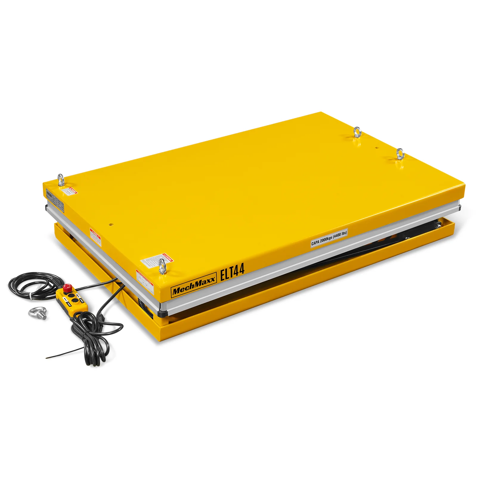 4400lbs Capacity Stationary Powered Hydraulic Lift Table, 51.2" x 33.5" Platform, 41.3" Lift Height, UL Certified Motor, ELT44 - Image 12