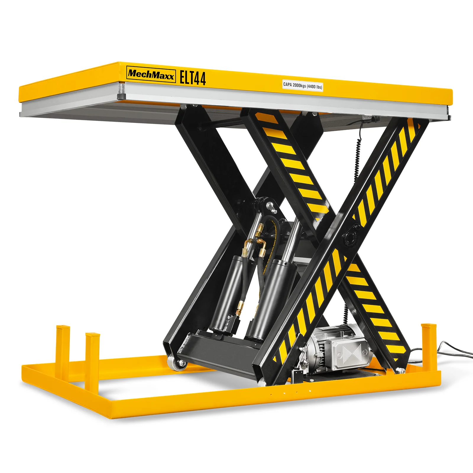 4400lbs Capacity Stationary Powered Hydraulic Lift Table, 51.2" x 33.5" Platform, 41.3" Lift Height, UL Certified Motor, ELT44 - Image 15
