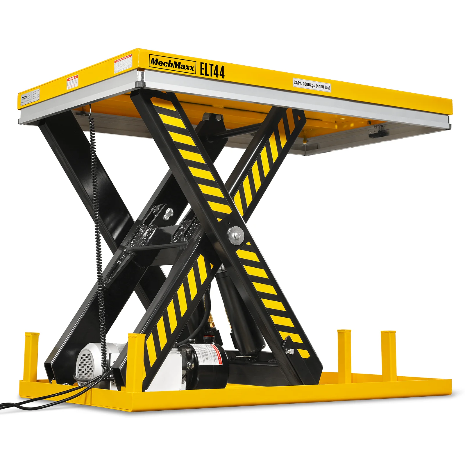 4400lbs Capacity Stationary Powered Hydraulic Lift Table, 51.2" x 33.5" Platform, 41.3" Lift Height, UL Certified Motor, ELT44 - Image 24