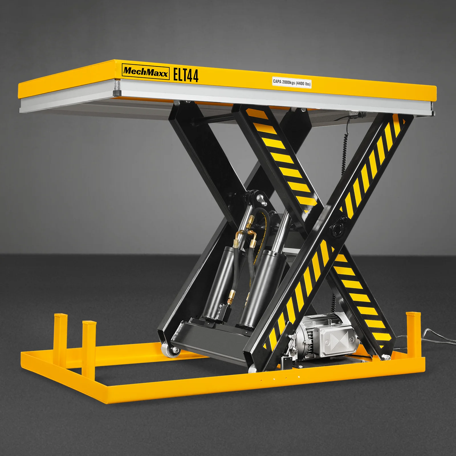 4400lbs Capacity Stationary Powered Hydraulic Lift Table, 51.2" x 33.5" Platform, 41.3" Lift Height, UL Certified Motor, ELT44 - Image 25