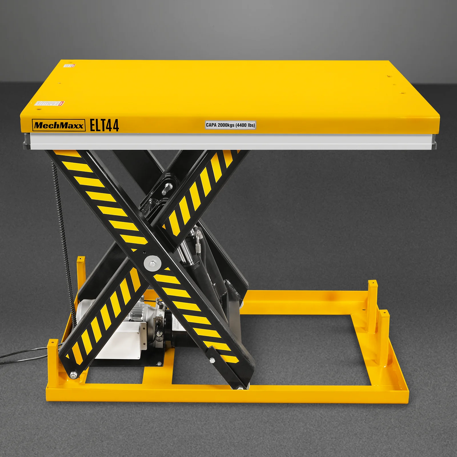 4400lbs Capacity Stationary Powered Hydraulic Lift Table, 51.2" x 33.5" Platform, 41.3" Lift Height, UL Certified Motor, ELT44 - Image 29