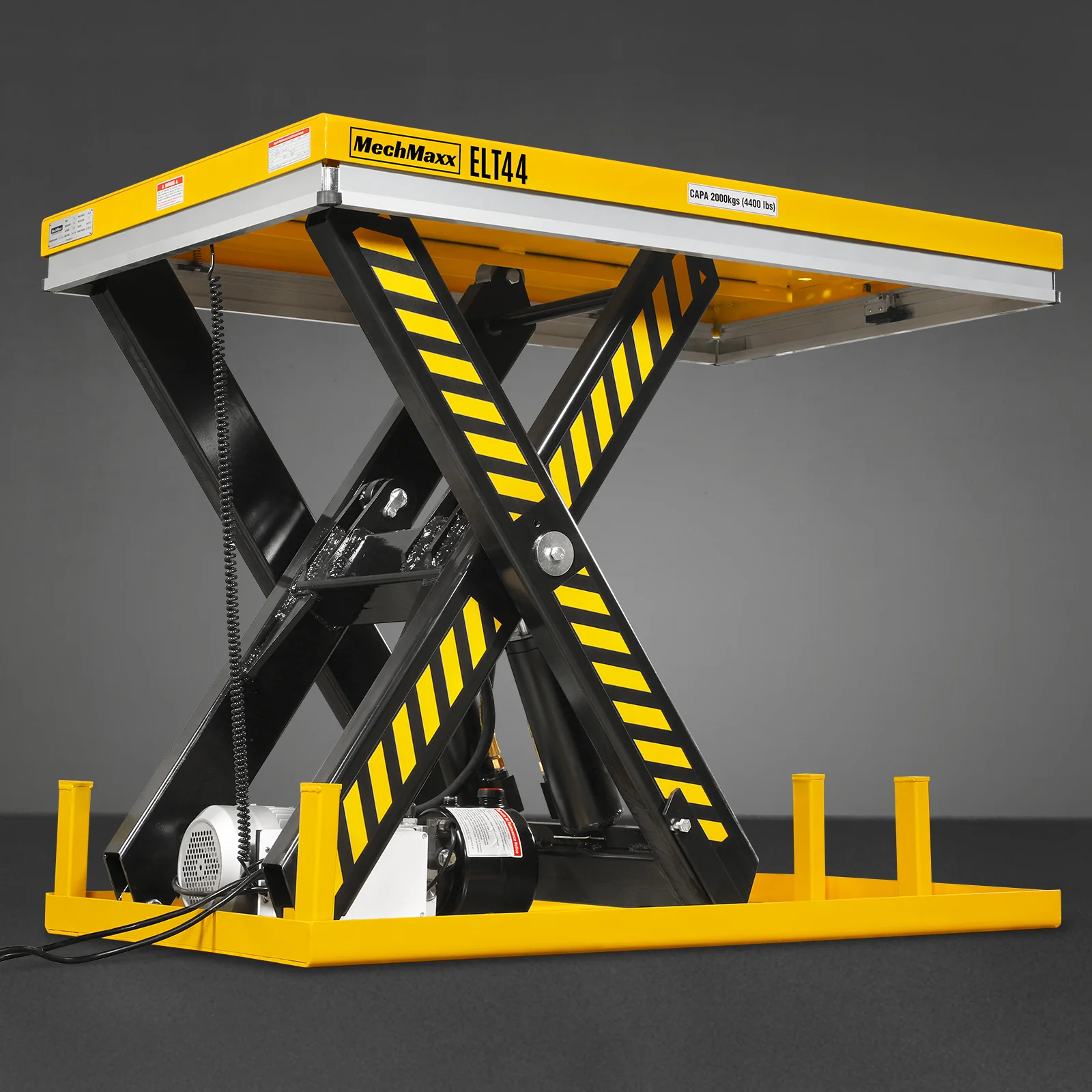 4400lbs Capacity Stationary Powered Hydraulic Lift Table, 51.2" x 33.5" Platform, 41.3" Lift Height, UL Certified Motor, ELT44 - Image 31