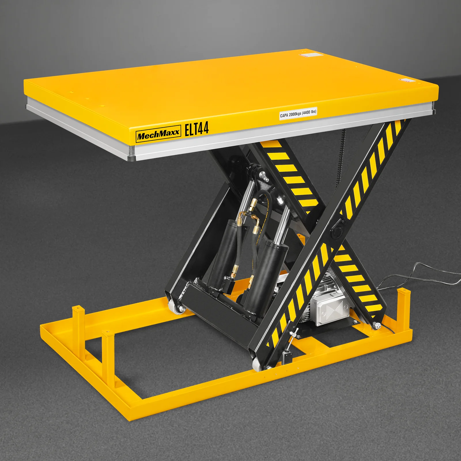 4400lbs Capacity Stationary Powered Hydraulic Lift Table, 51.2" x 33.5" Platform, 41.3" Lift Height, UL Certified Motor, ELT44 - Image 34