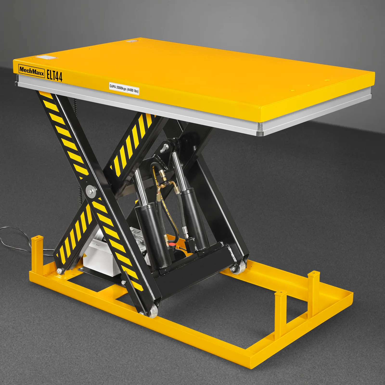 4400lbs Capacity Stationary Powered Hydraulic Lift Table, 51.2" x 33.5" Platform, 41.3" Lift Height, UL Certified Motor, ELT44 - Image 35