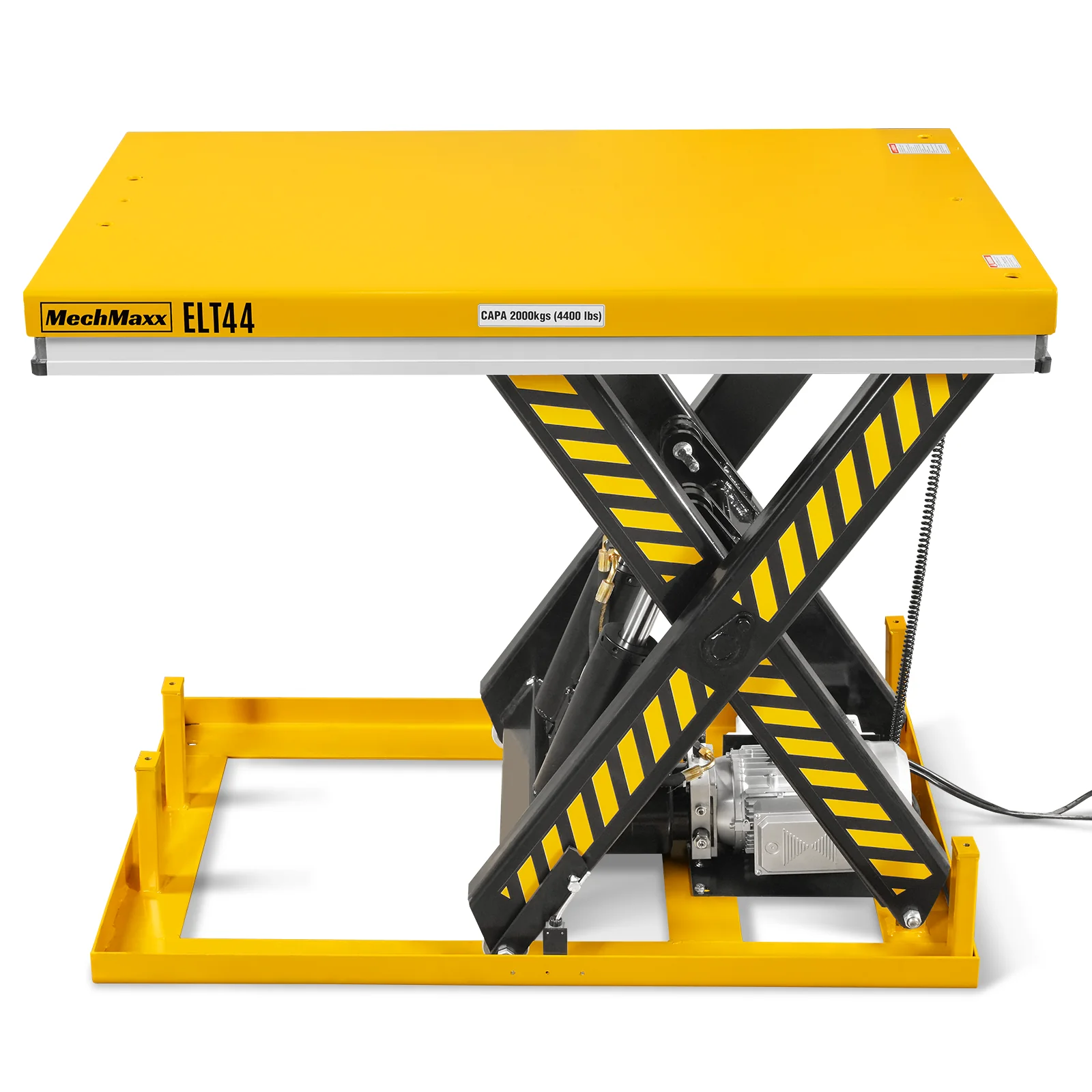 4400lbs Capacity Stationary Powered Hydraulic Lift Table, 51.2" x 33.5" Platform, 41.3" Lift Height, UL Certified Motor, ELT44 - Image 7