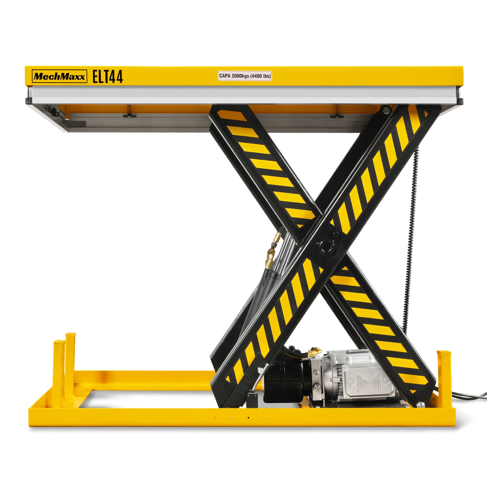 4400lbs Capacity Stationary Powered Hydraulic Lift Table, 51.2" x 33.5" Platform, 41.3" Lift Height, UL Certified Motor, ELT44 - Image 9