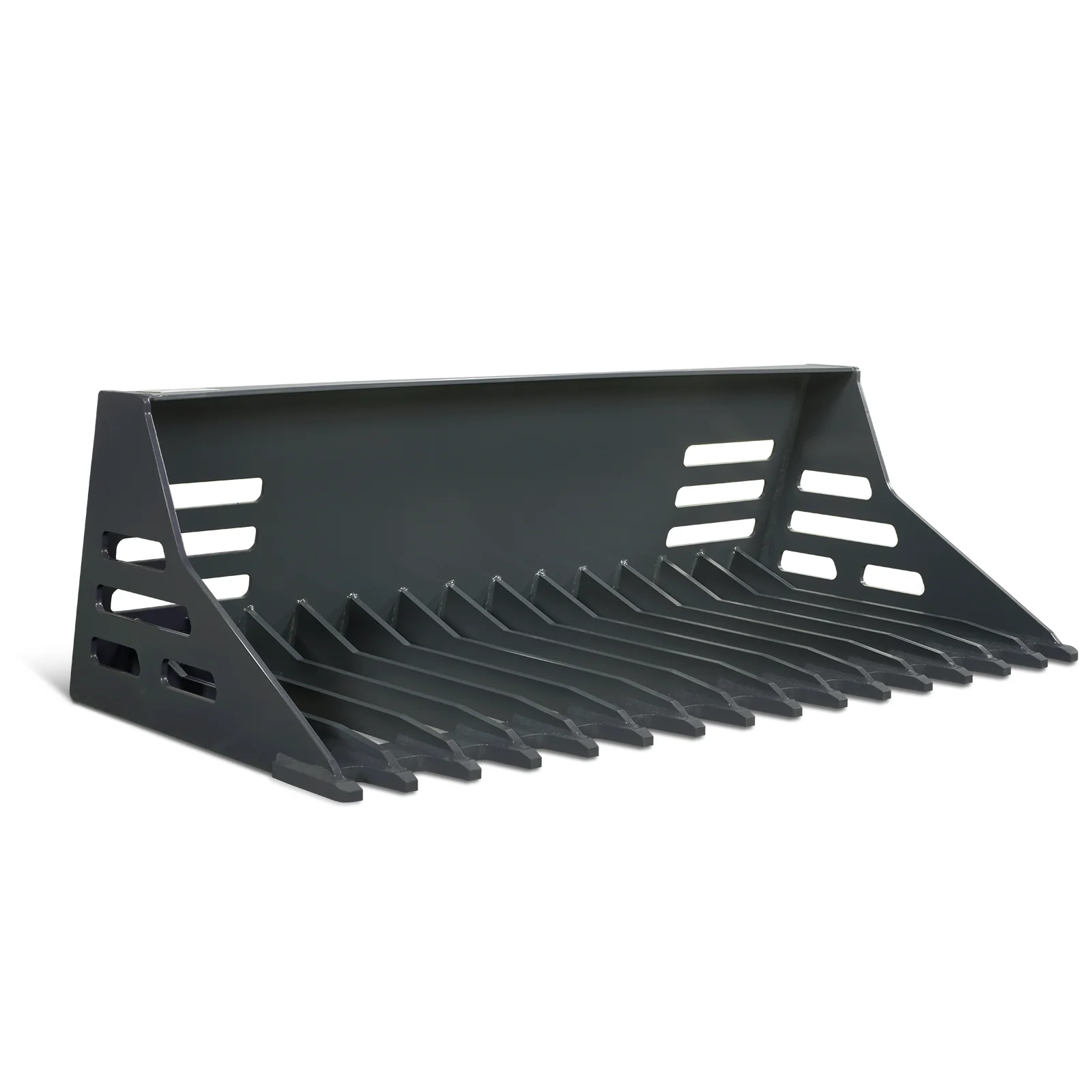 44'' Mini Skid Steer Rock Bucket,  25'' Overall Depth - Image 12