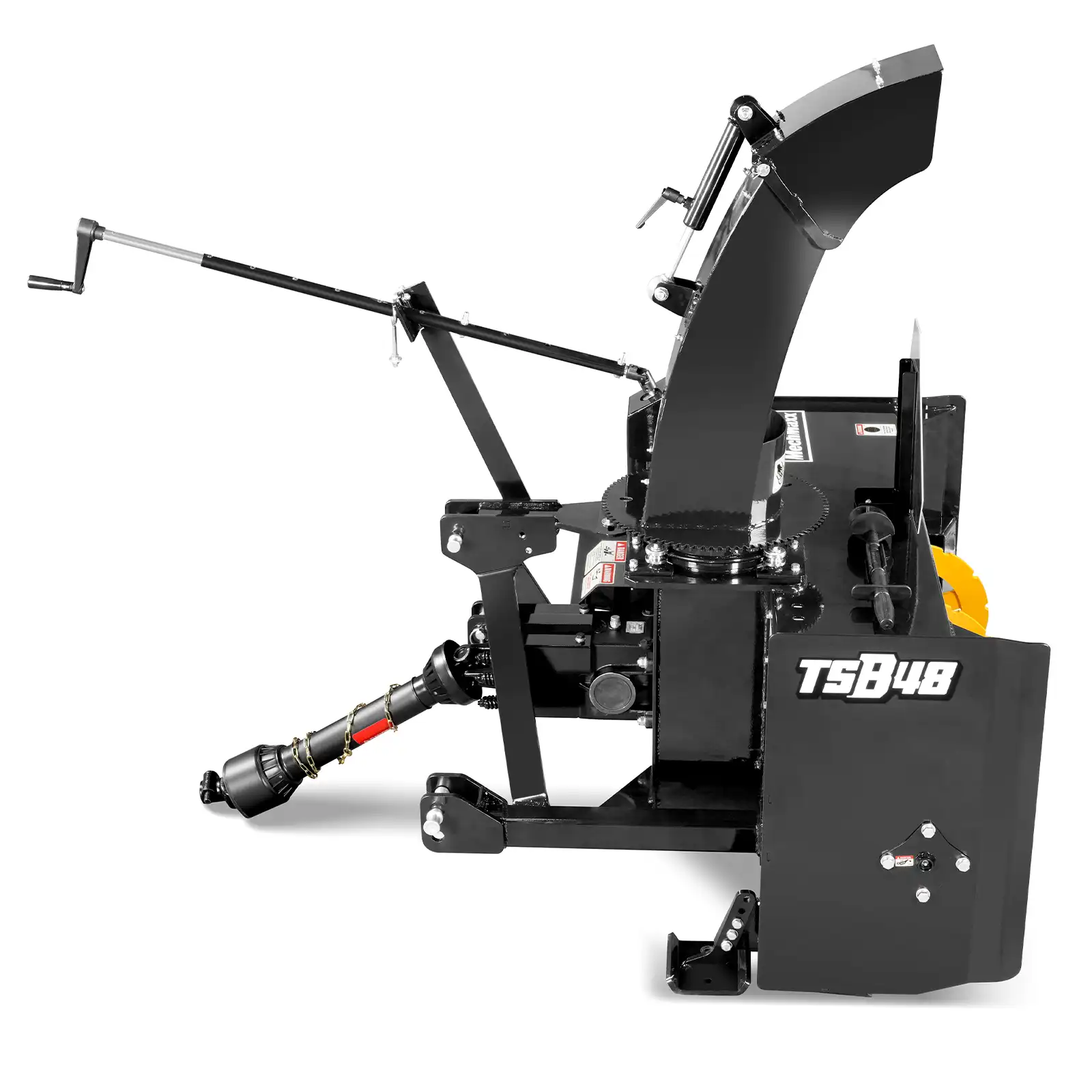 48" 3 Point PTO Snow Blower 24" Impeller Diameter 360° Snow Chute (PTO Shaft Included with Slip Clutch),  20-45 HP,  TSB48 - Image 16