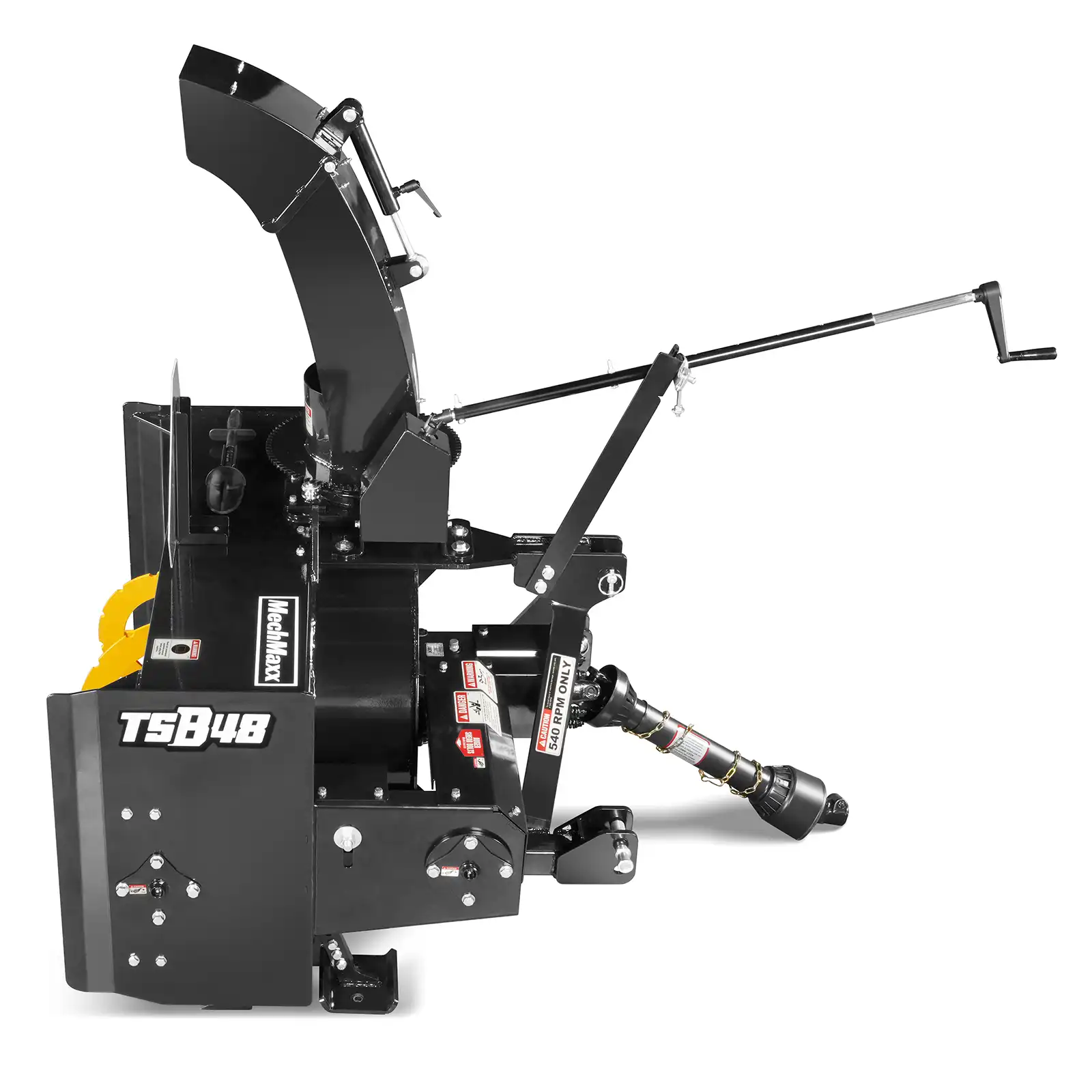 48" 3 Point PTO Snow Blower 24" Impeller Diameter 360° Snow Chute (PTO Shaft Included with Slip Clutch),  20-45 HP,  TSB48 - Image 20