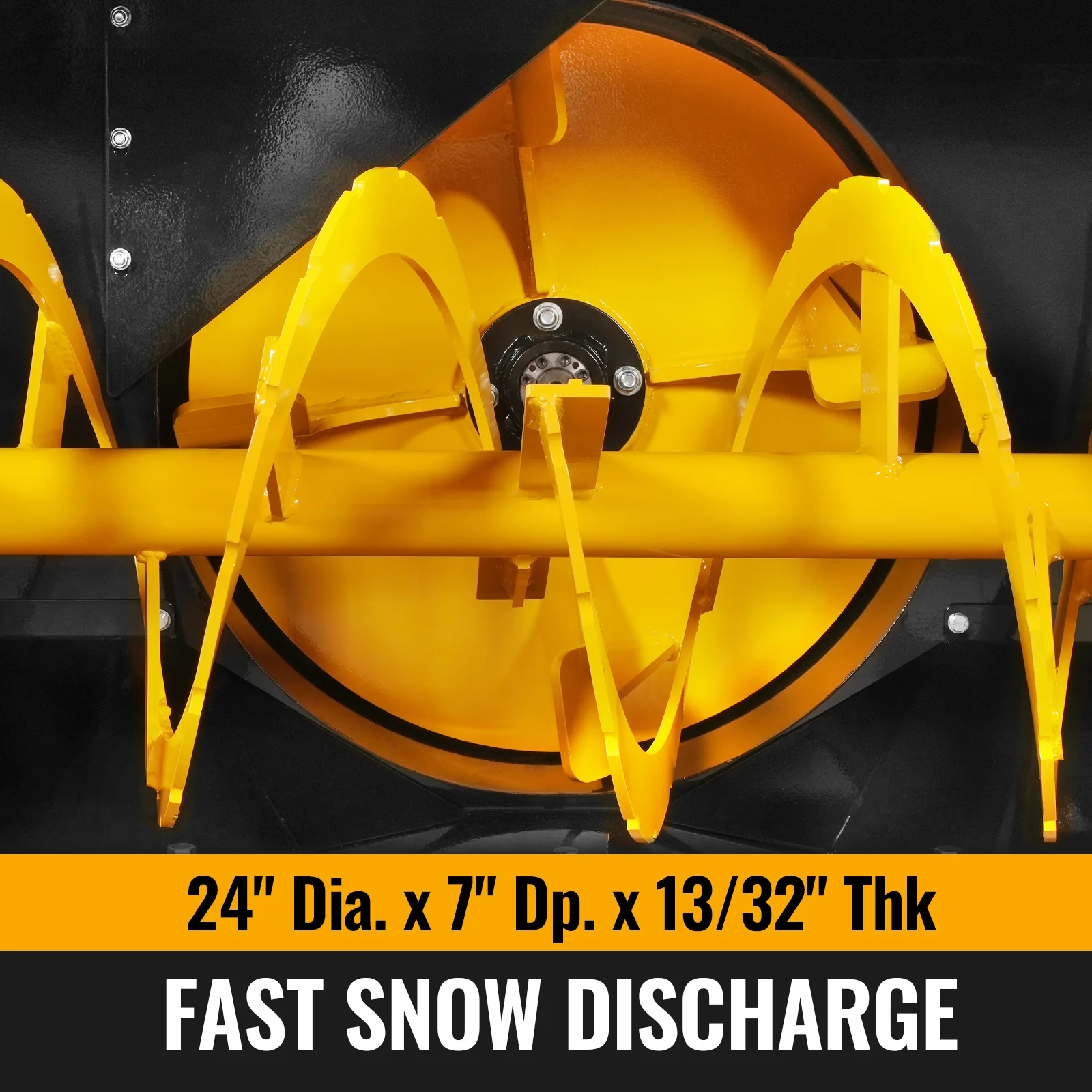 48" 3 Point PTO Snow Blower 24" Impeller Diameter 360° Snow Chute (PTO Shaft Included with Slip Clutch),  20-45 HP,  TSB48 - Image 4