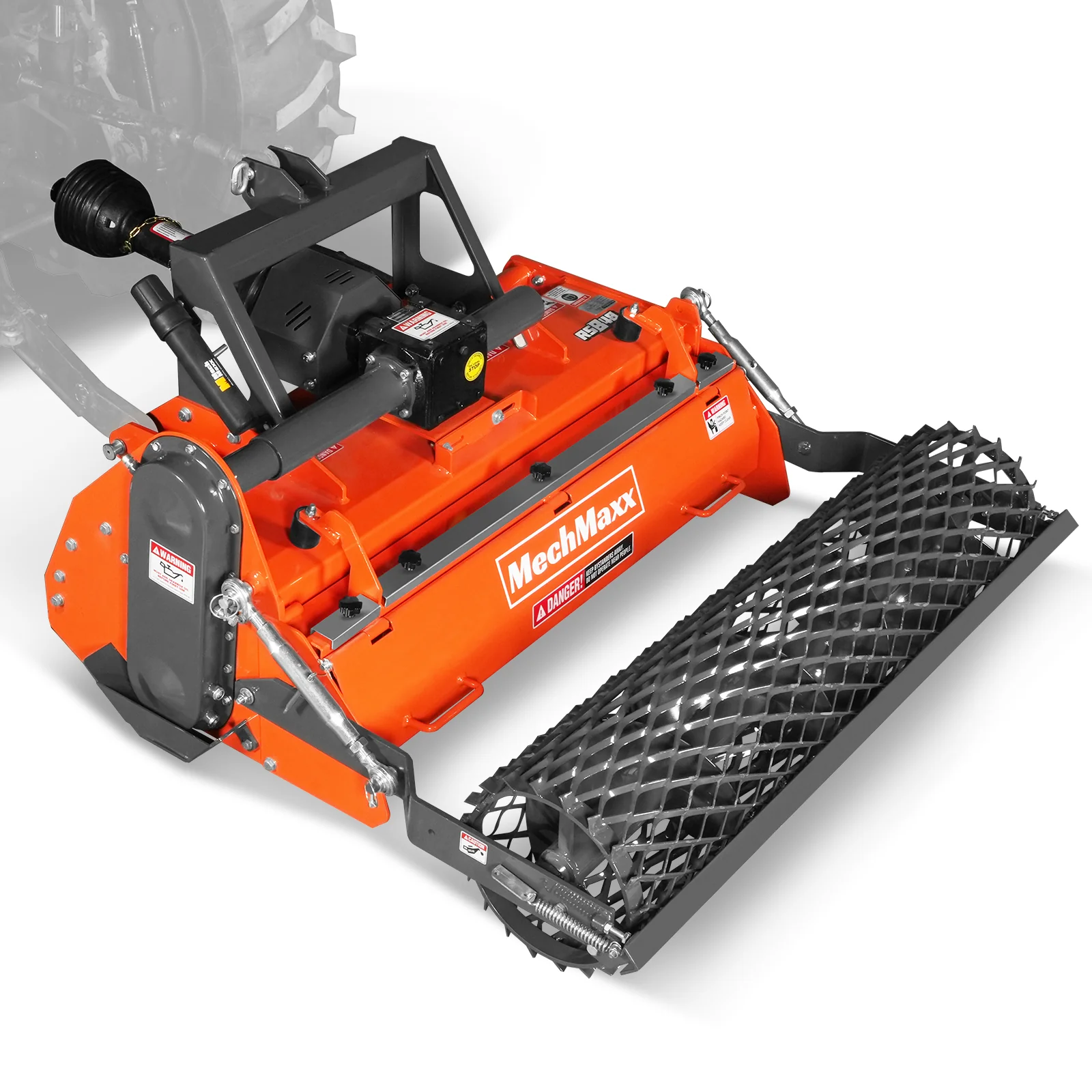 48 in Stone Burier Reverse Rotary Tiller, 3 Point Hitch Cat.1, Chain Drive, PTO Shaft Included with Slip Clutch, 20-45 HP, RSB48 - Image 10