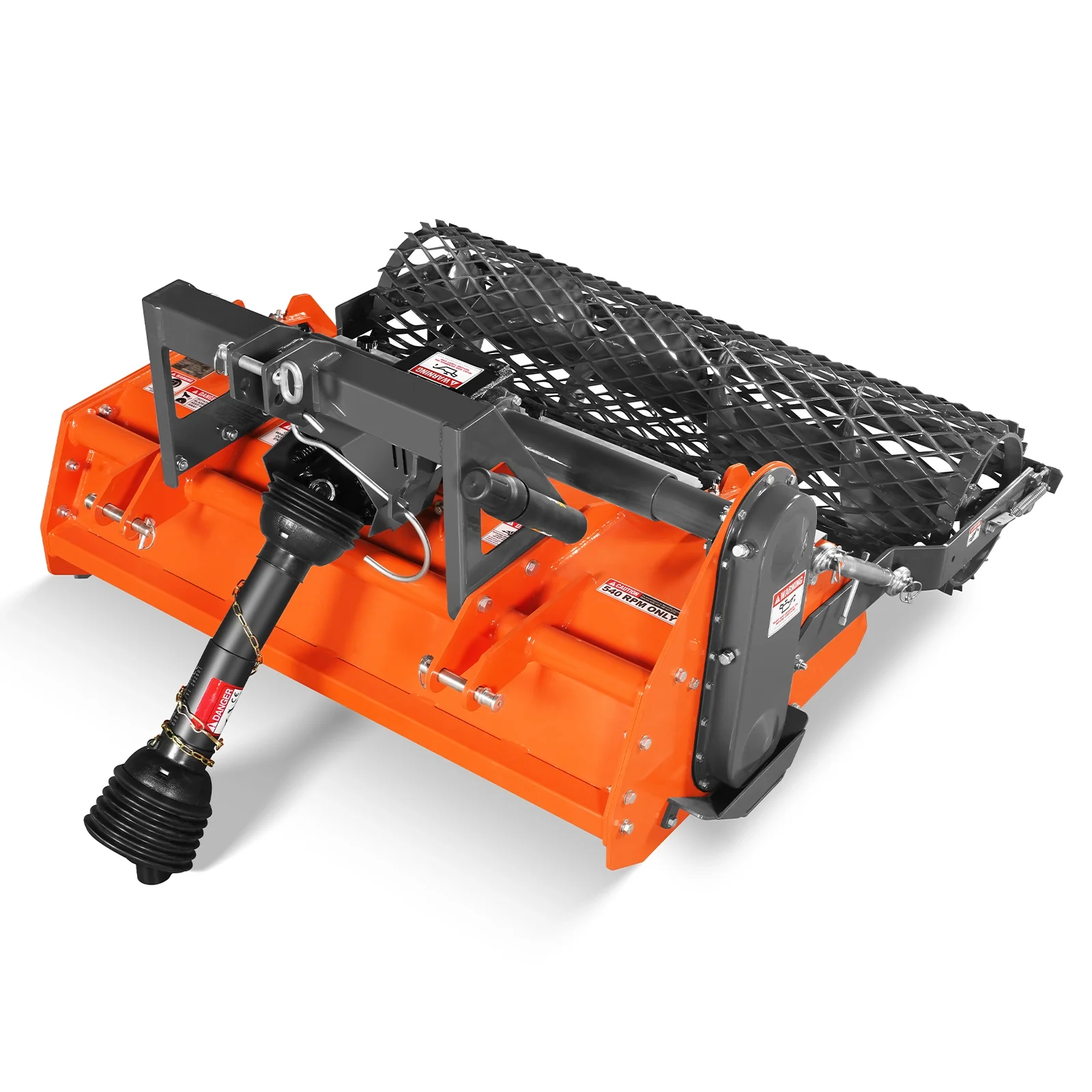 48 in Stone Burier Reverse Rotary Tiller, 3 Point Hitch Cat.1, Chain Drive, PTO Shaft Included with Slip Clutch, 20-45 HP, RSB48 - Image 20