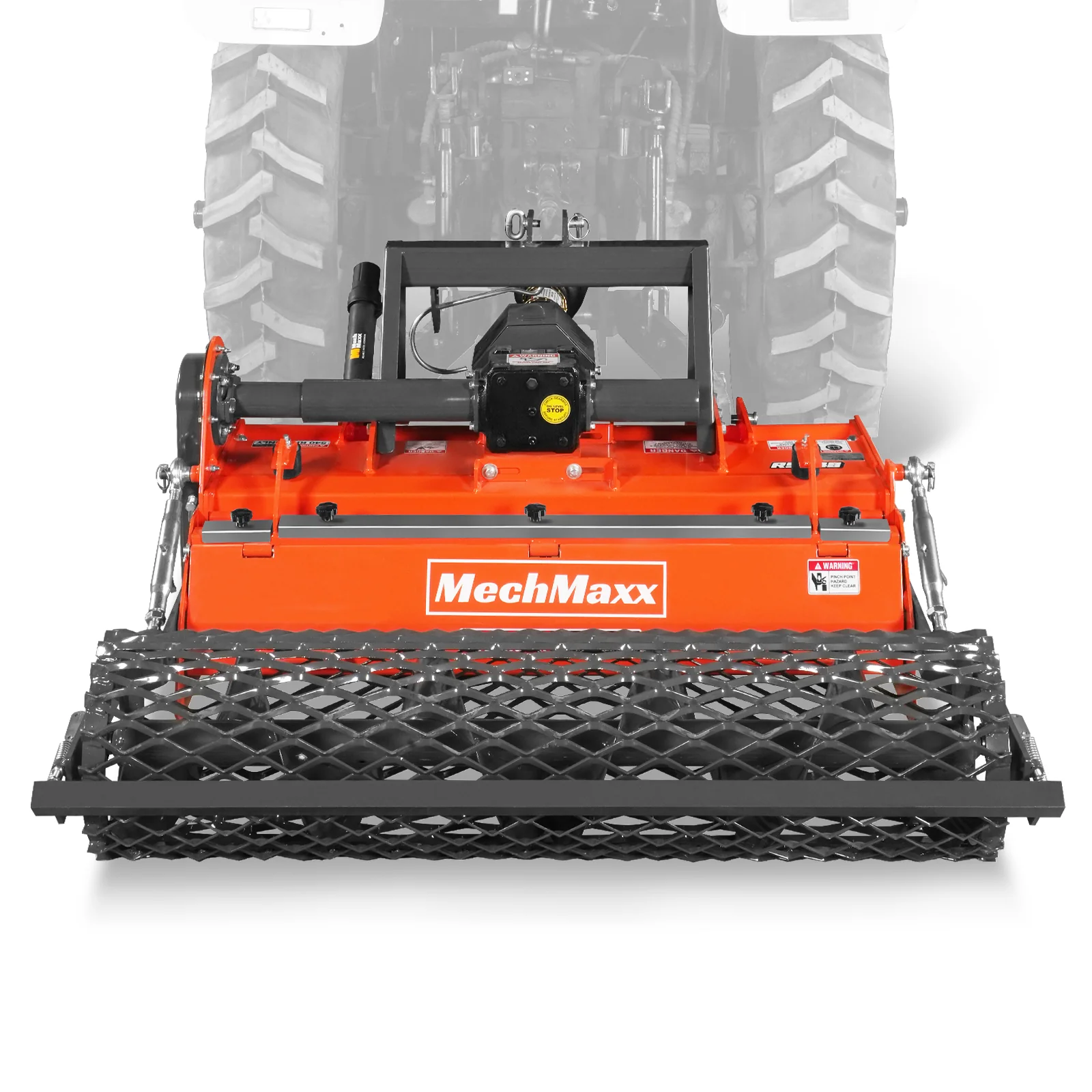 48 in Stone Burier Reverse Rotary Tiller, 3 Point Hitch Cat.1, Chain Drive, PTO Shaft Included with Slip Clutch, 20-45 HP, RSB48 - Image 8