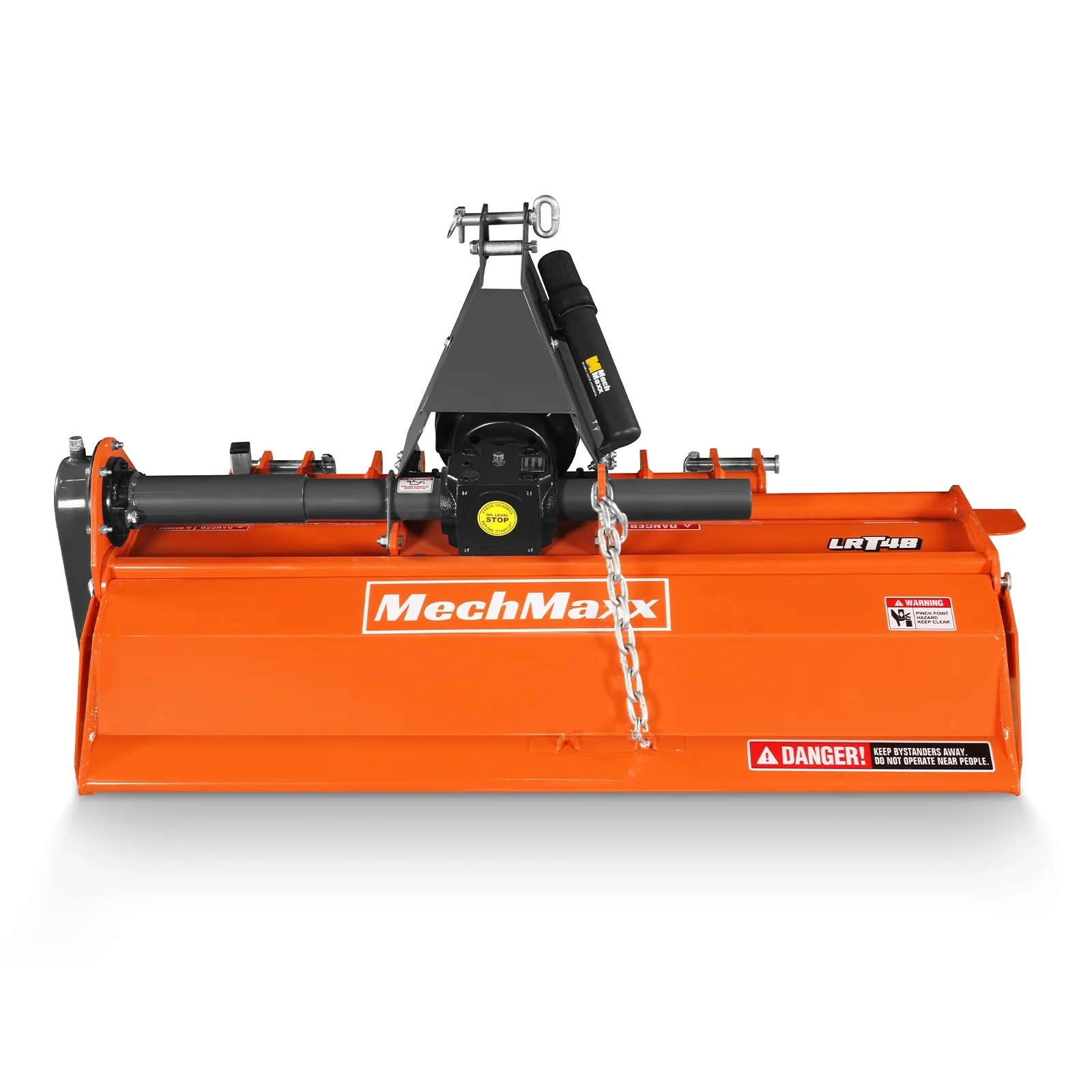 48 in Rotary Tiller, 3 Point Hitch Cat.1, Chain Drive, PTO Shaft Included with Shear Bolt, 18-35 HP, LRT48 - Image 15