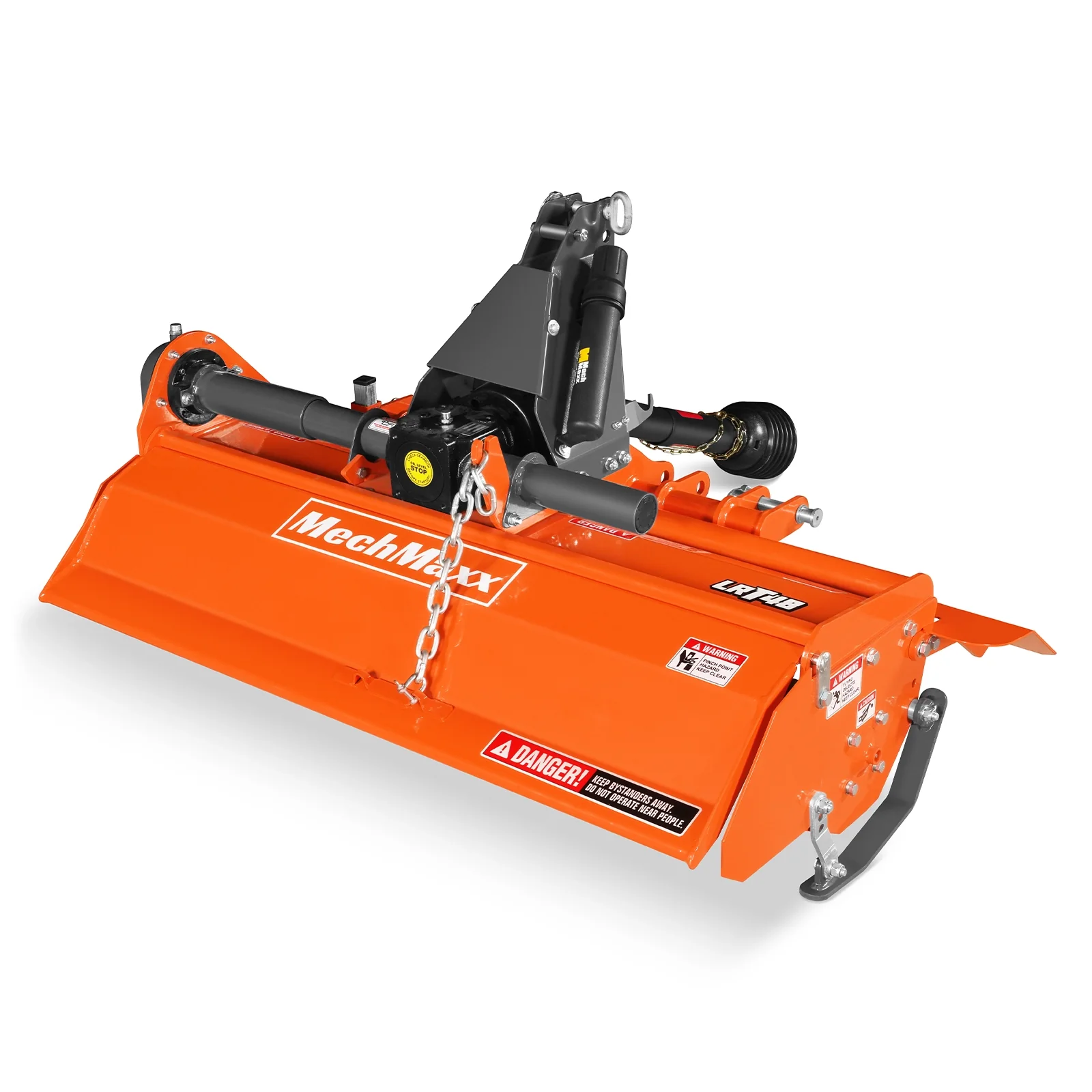 48 in Rotary Tiller, 3 Point Hitch Cat.1, Chain Drive, PTO Shaft Included with Shear Bolt, 18-35 HP, LRT48 - Image 16