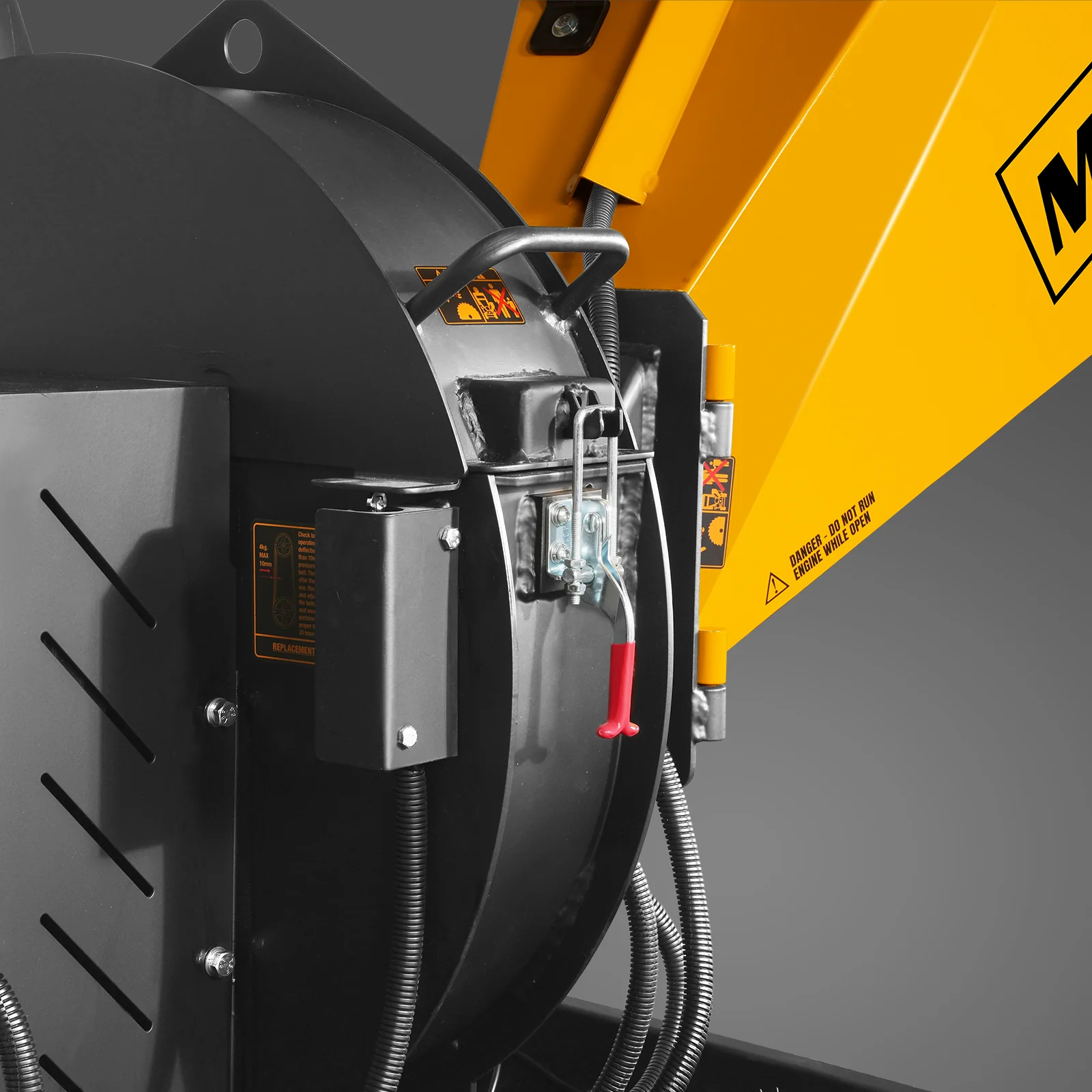 5 inch E-stat KOHLER 429cc 14hp Gasoline Engine Powered Disc Wood Chipper with Taillight ,  P4205 - Image 14