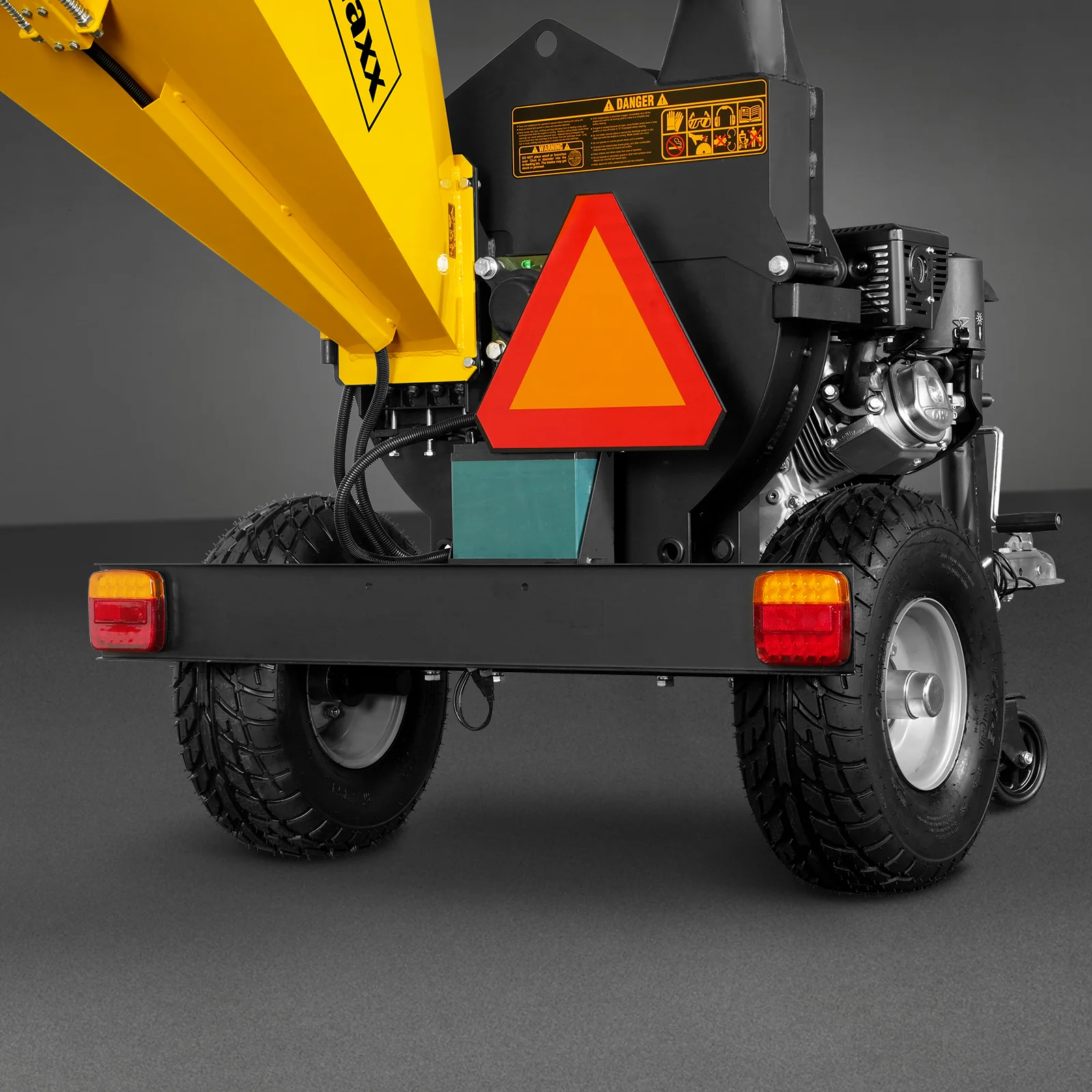 5 inch E-stat KOHLER 429cc 14hp Gasoline Engine Powered Disc Wood Chipper with Taillight ,  P4205 - Image 18