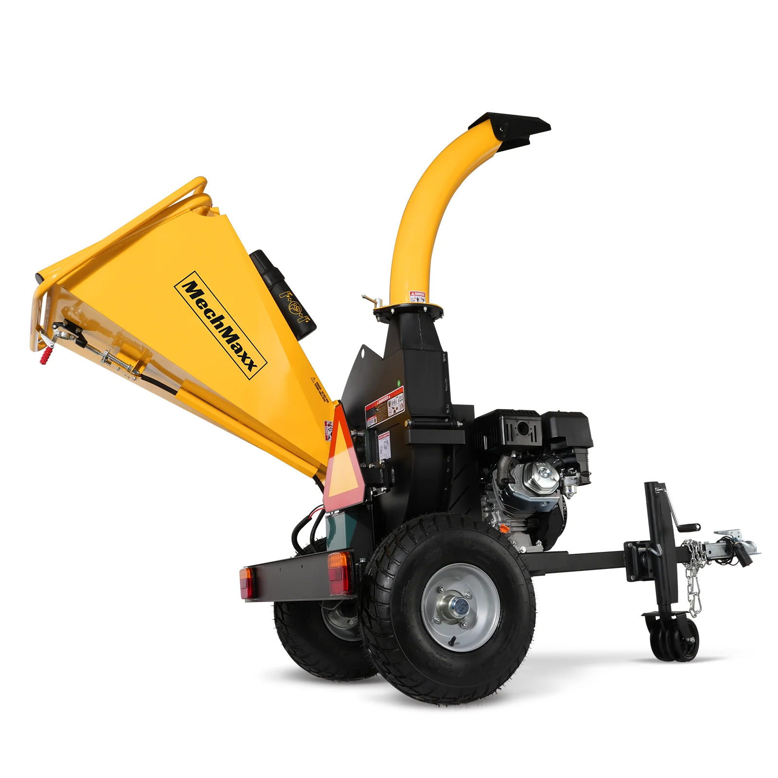 5 inch E-start DUCAR 420cc 15hp Gasoline Engine Powered Disc Wood Chipper with Taillight ,  P4205 - Image 22