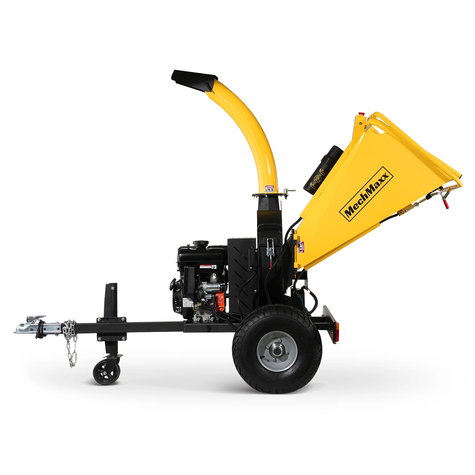 5 inch E-start DUCAR 420cc 15hp Gasoline Engine Powered Disc Wood Chipper with Taillight ,  P4205 - Image 24