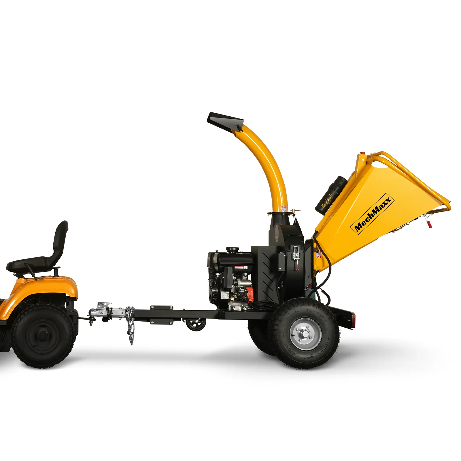 5 inch E-start DUCAR 420cc 15hp Gasoline Engine Powered Disc Wood Chipper with Taillight ,  P4205 - Image 26