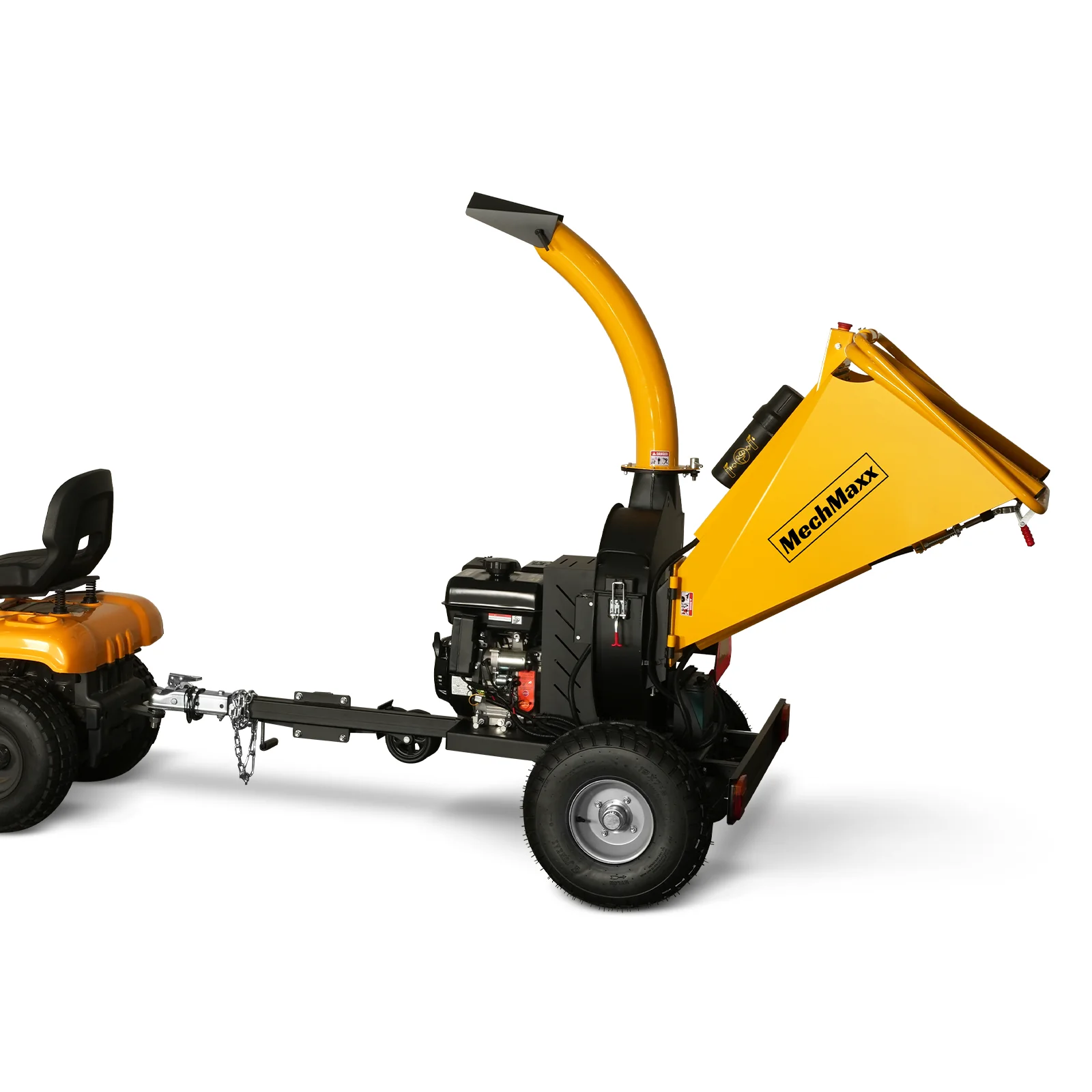 5 inch E-start DUCAR 420cc 15hp Gasoline Engine Powered Disc Wood Chipper with Taillight ,  P4205 - Image 29