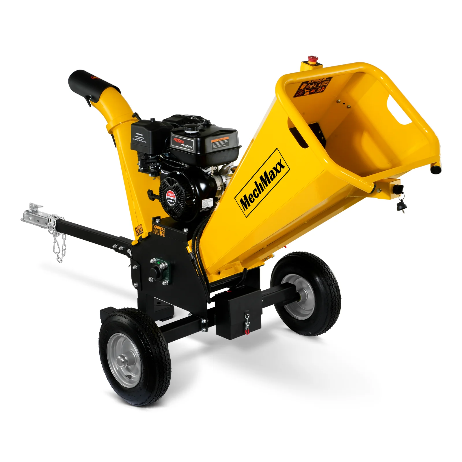 5 inch E-start DUCAR 420cc Gasoline Engine Powered Wood Chipper,  GS1500 - Image 15