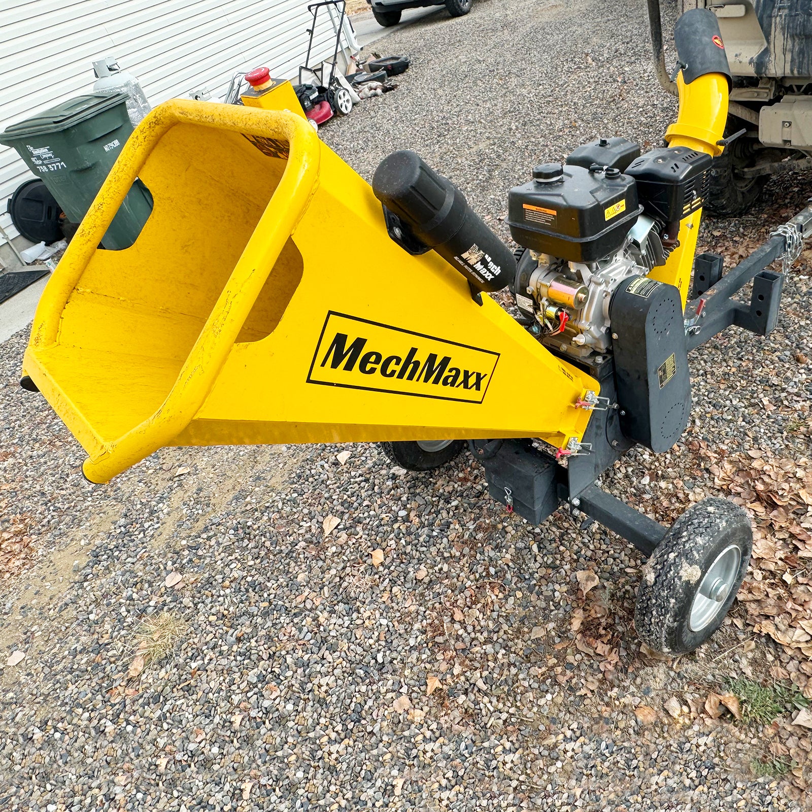 5 inch E-start DUCAR 420cc Gasoline Engine Powered Wood Chipper,  GS1500 - Image 2