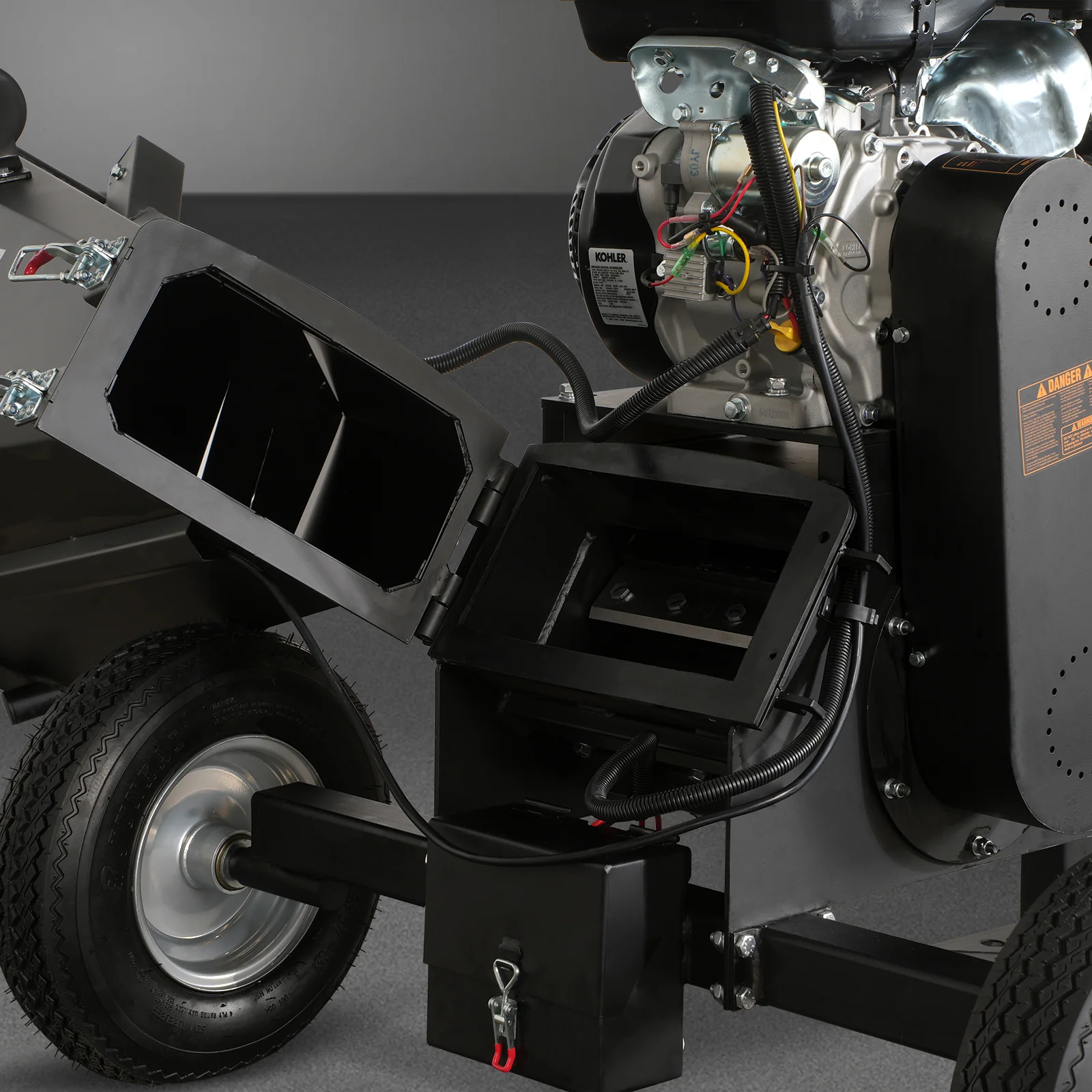 5 inch E-start KOHLER 429cc Gasoline Engine Powered Wood Chipper,  GS1500 - Image 5